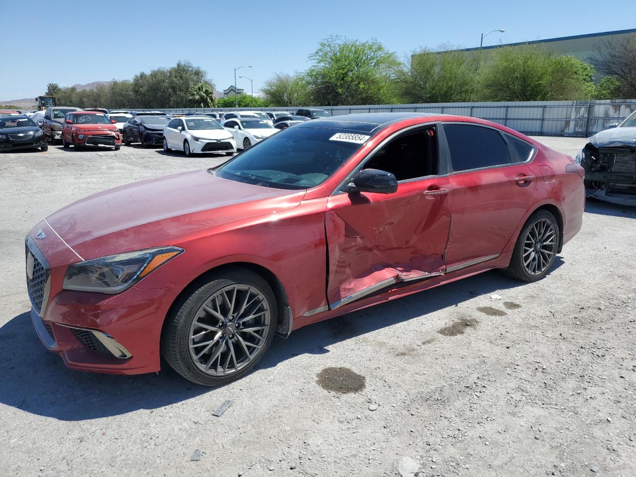 GENESIS G80 2018 kmhgn4jb6ju277328