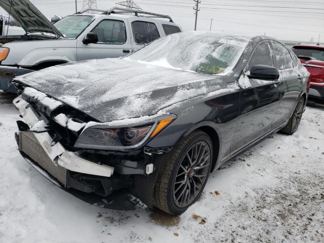 GENESIS G80 SPORT 2018 kmhgn4jbxju216970