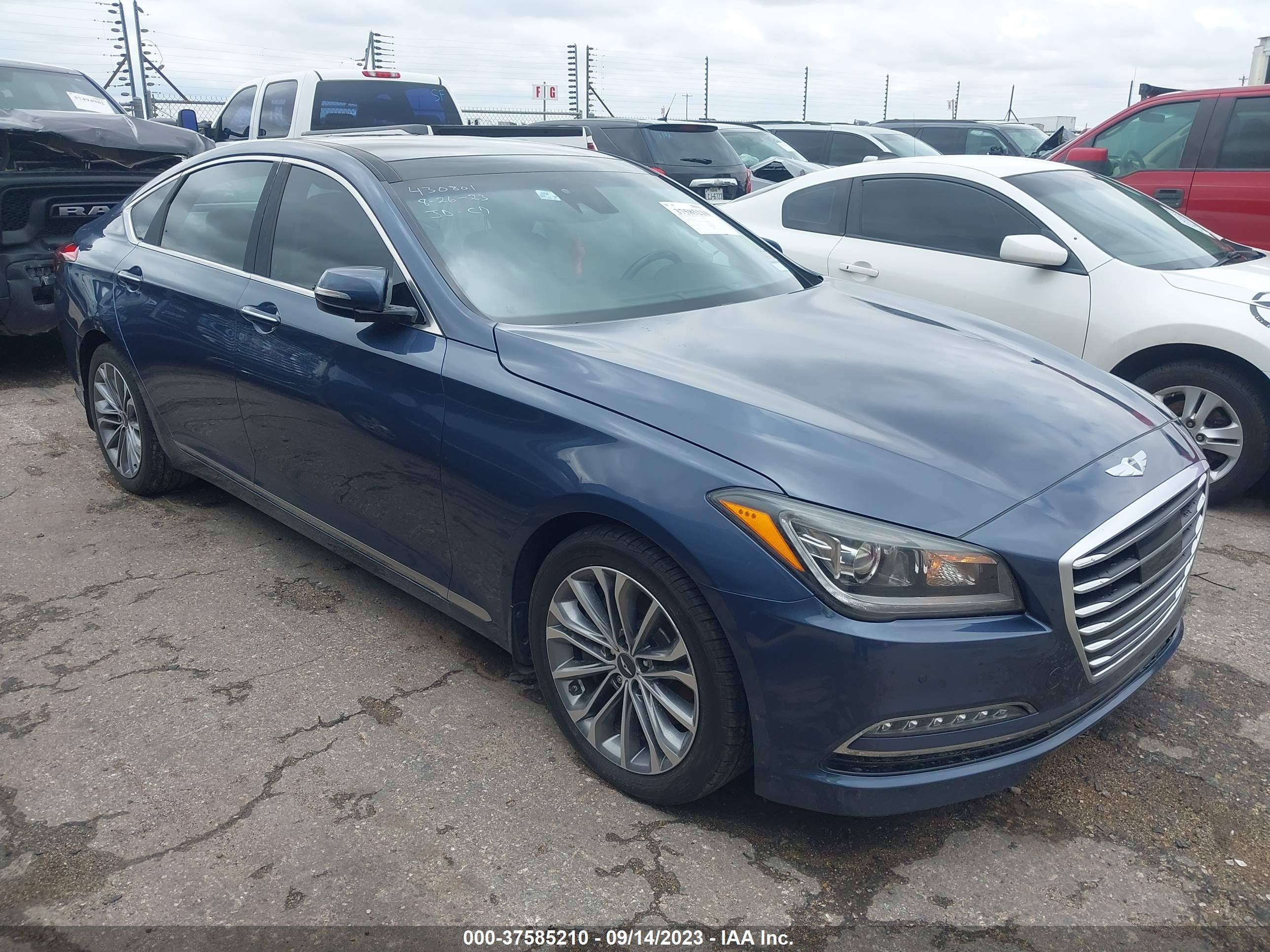 HYUNDAI GENESIS 2016 kmhgn4je0gu106674