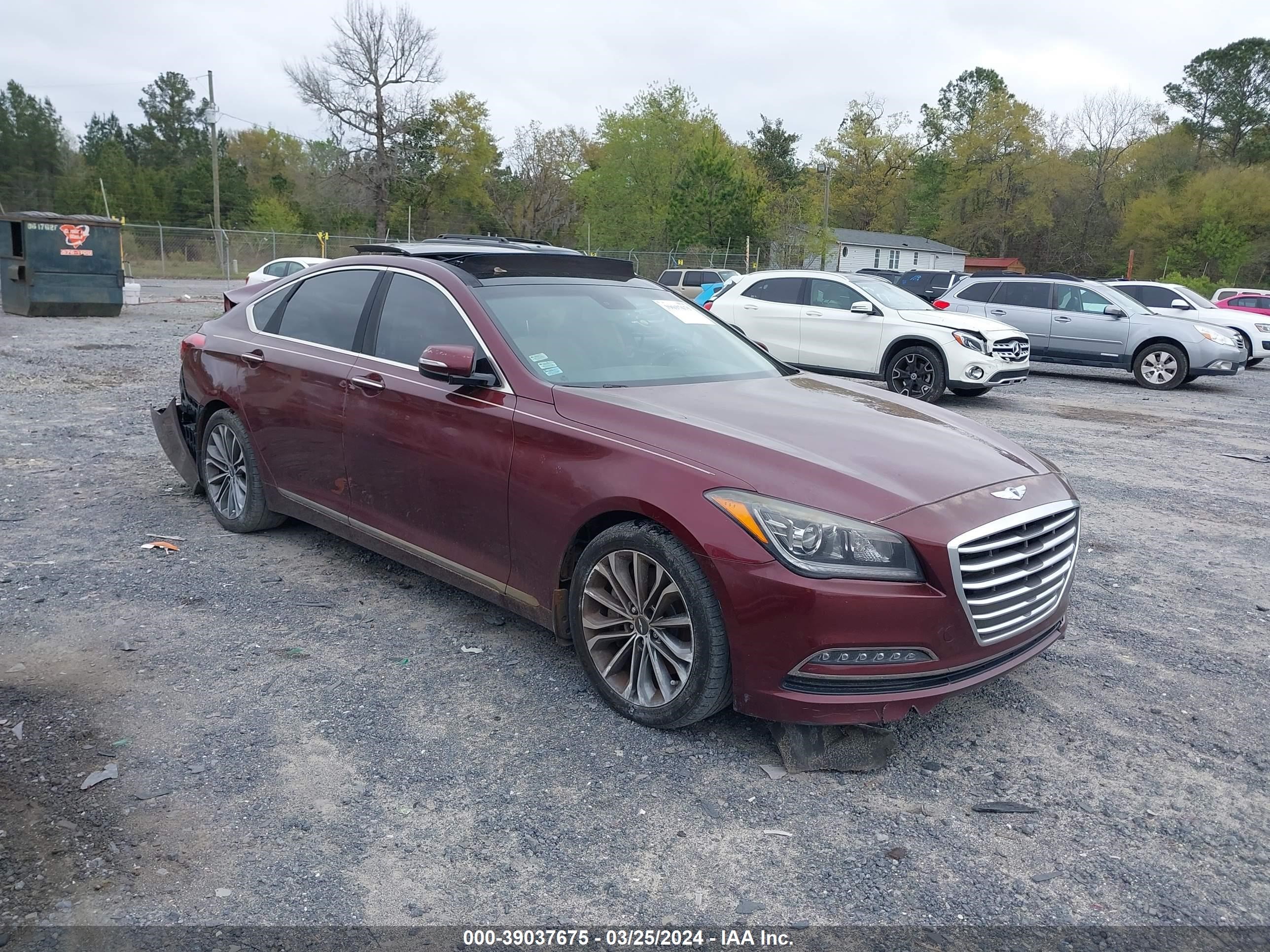 HYUNDAI GENESIS 2016 kmhgn4je0gu139593