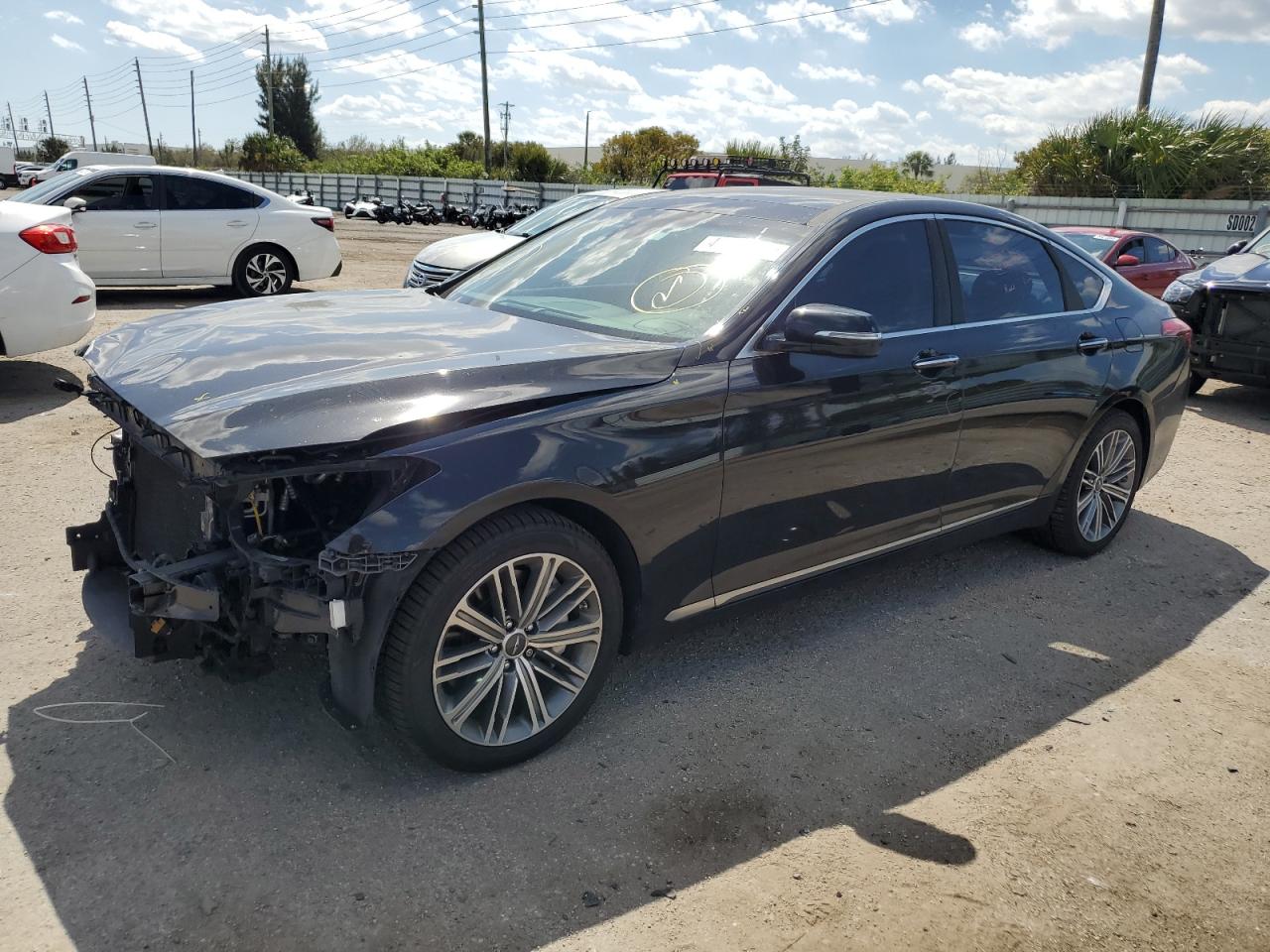 GENESIS G80 2018 kmhgn4je3ju249822