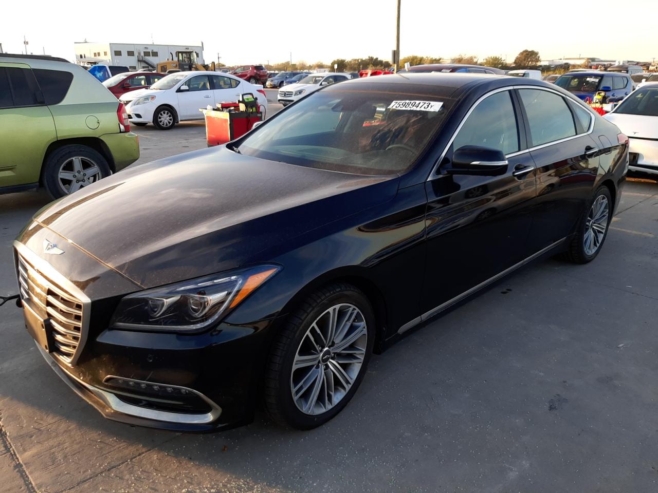 GENESIS G80 2018 kmhgn4je4ju243608