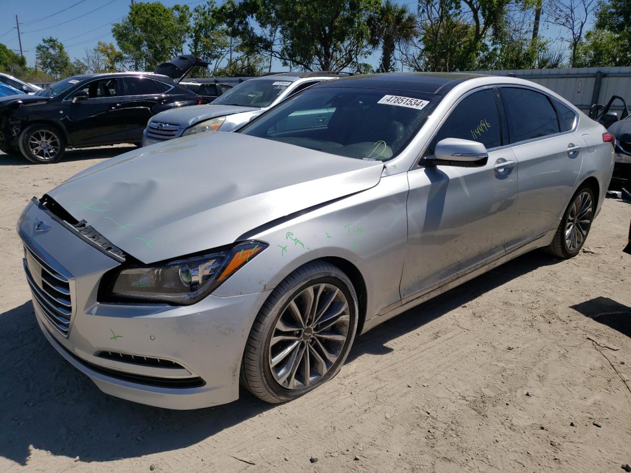 HYUNDAI GENESIS 2015 kmhgn4je5fu071435