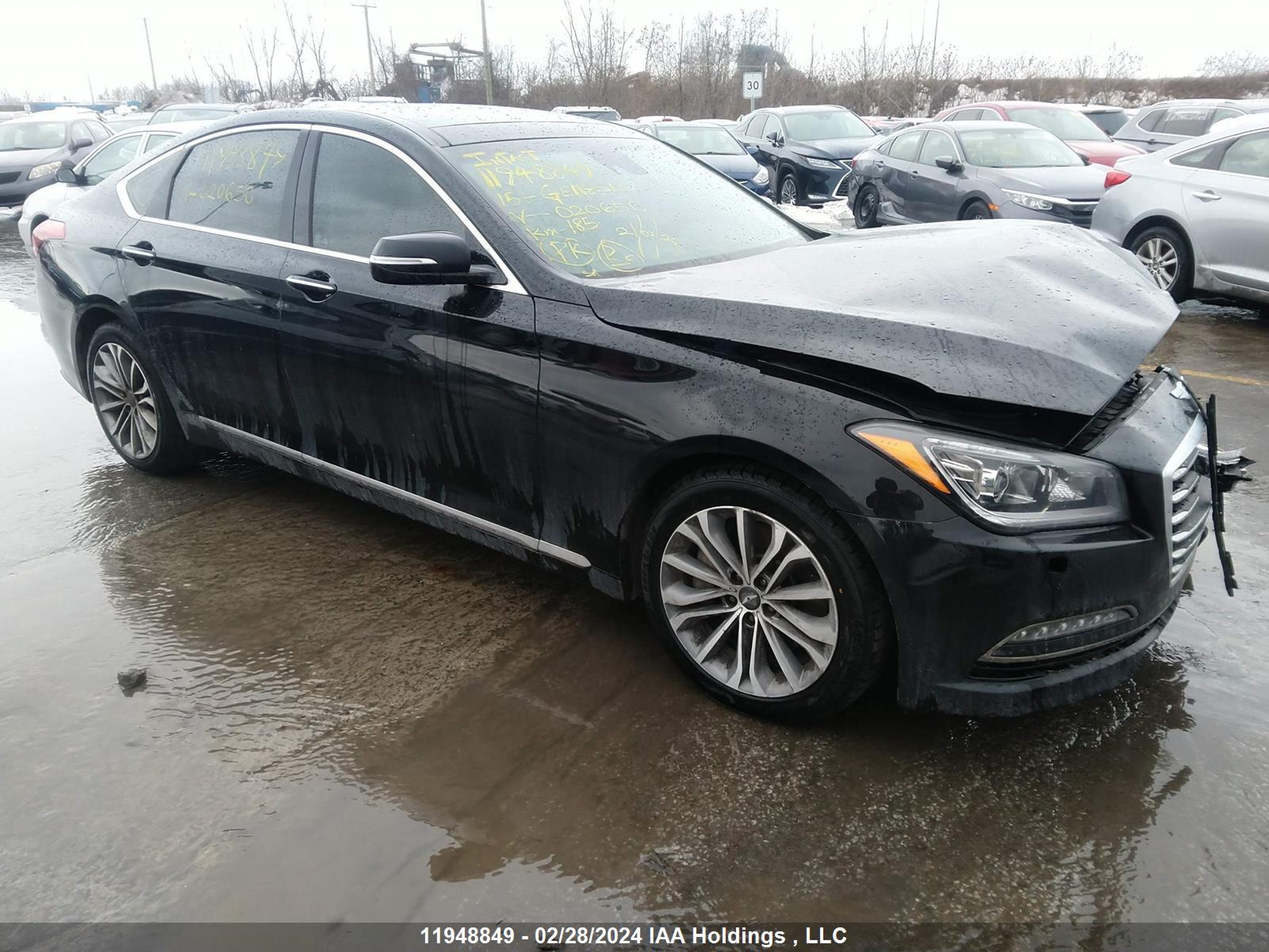 HYUNDAI GENESIS 2015 kmhgn4je7fu020650