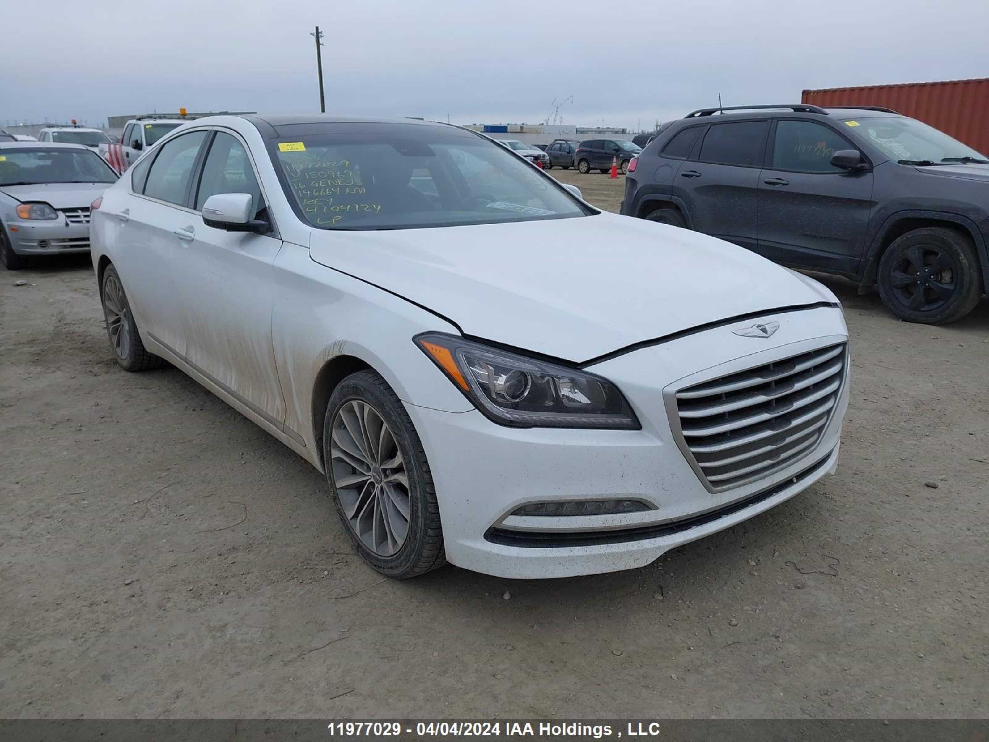 HYUNDAI GENESIS 2016 kmhgn4je8gu150969