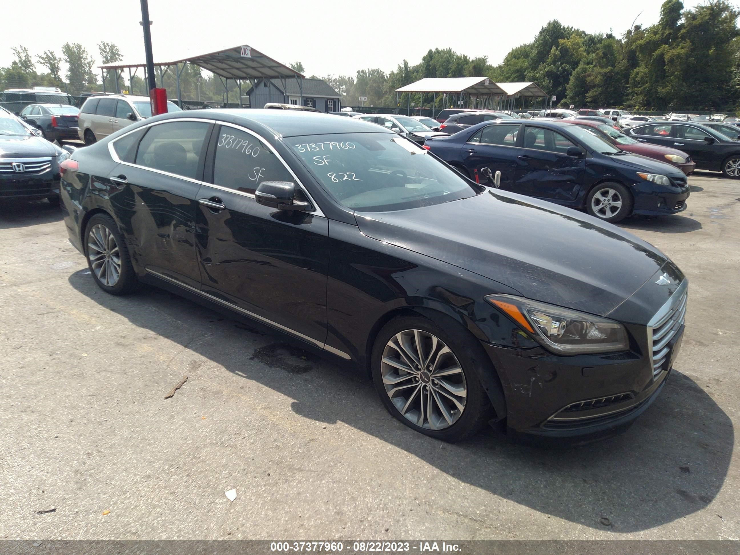 HYUNDAI GENESIS 2016 kmhgn4jexgu113471