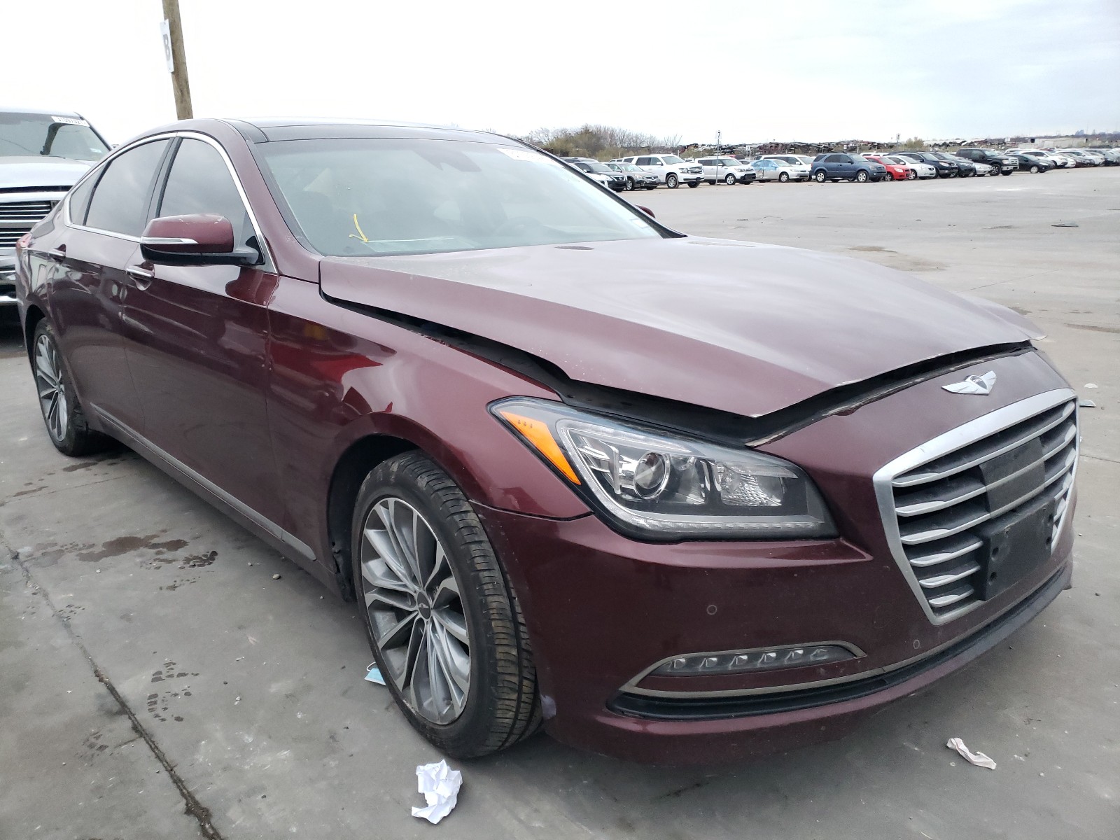 HYUNDAI GENESIS 3. 2016 kmhgn4jexgu135678