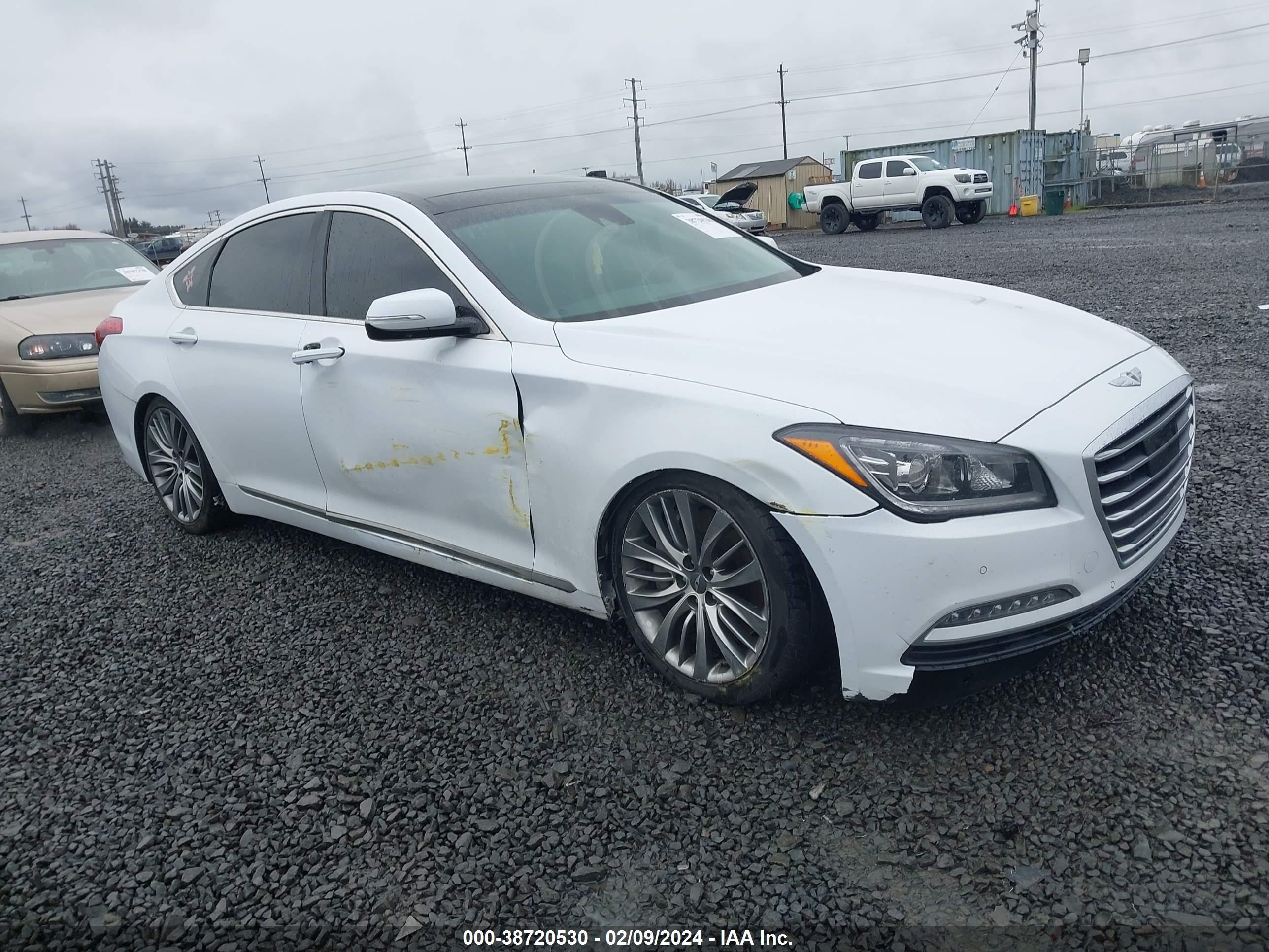 HYUNDAI GENESIS 2015 kmhgn4jf0fu036830