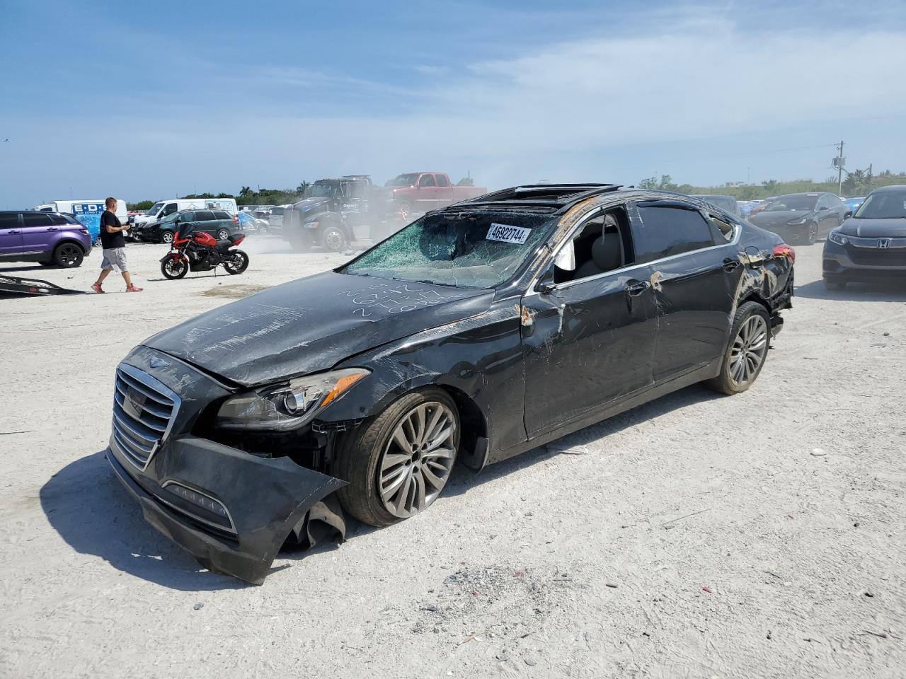 HYUNDAI GENESIS 2015 kmhgn4jf0fu076292