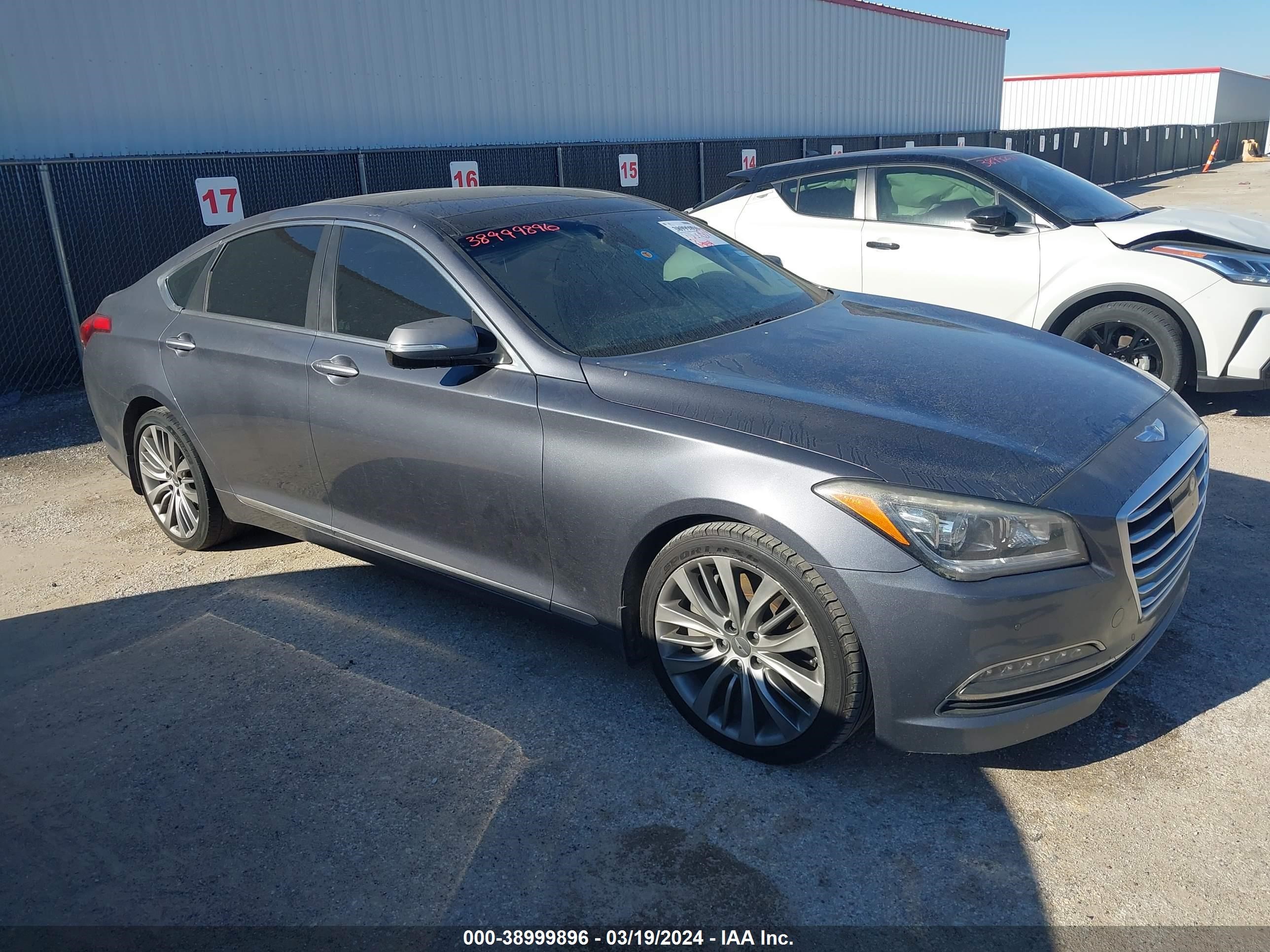 HYUNDAI GENESIS 2015 kmhgn4jf2fu074818