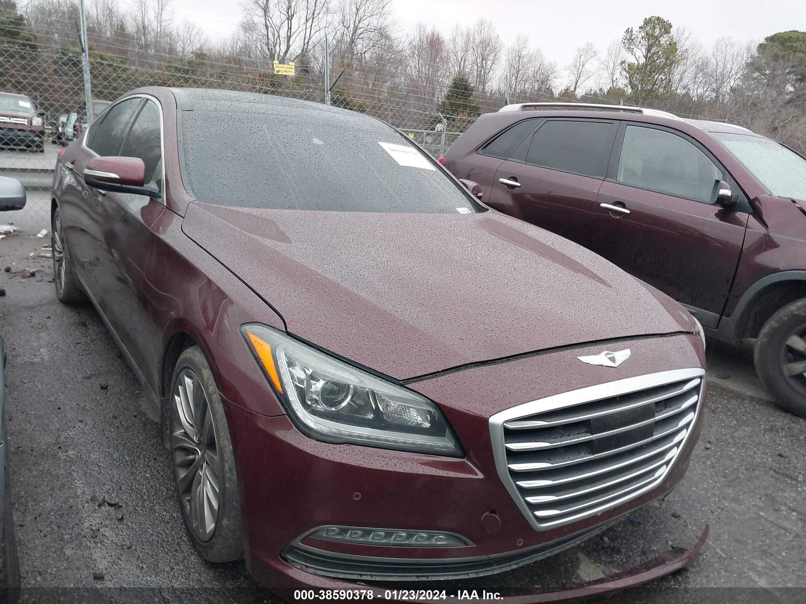 HYUNDAI GENESIS 2015 kmhgn4jf2fu086743