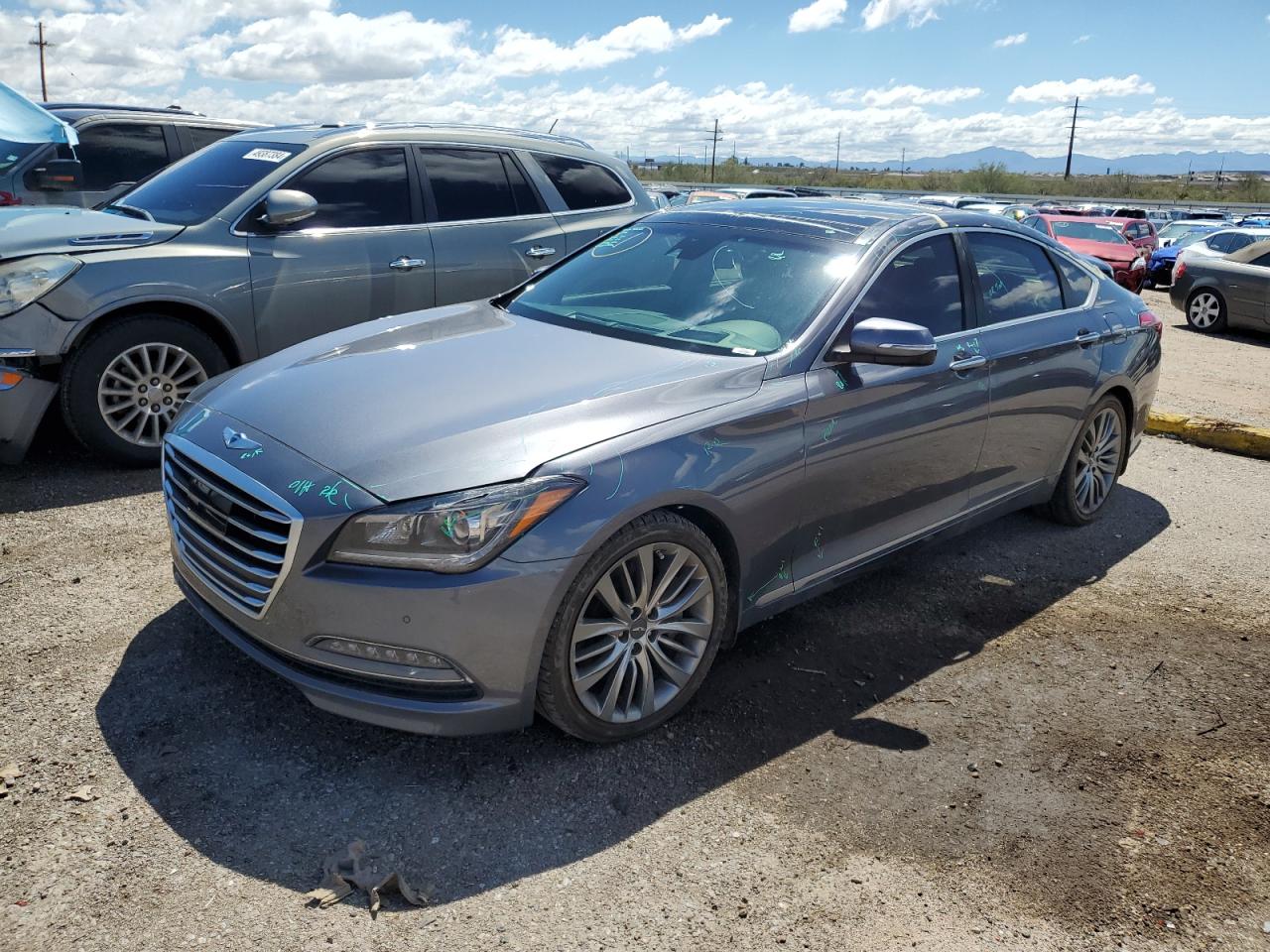 HYUNDAI GENESIS 2015 kmhgn4jf3fu058840