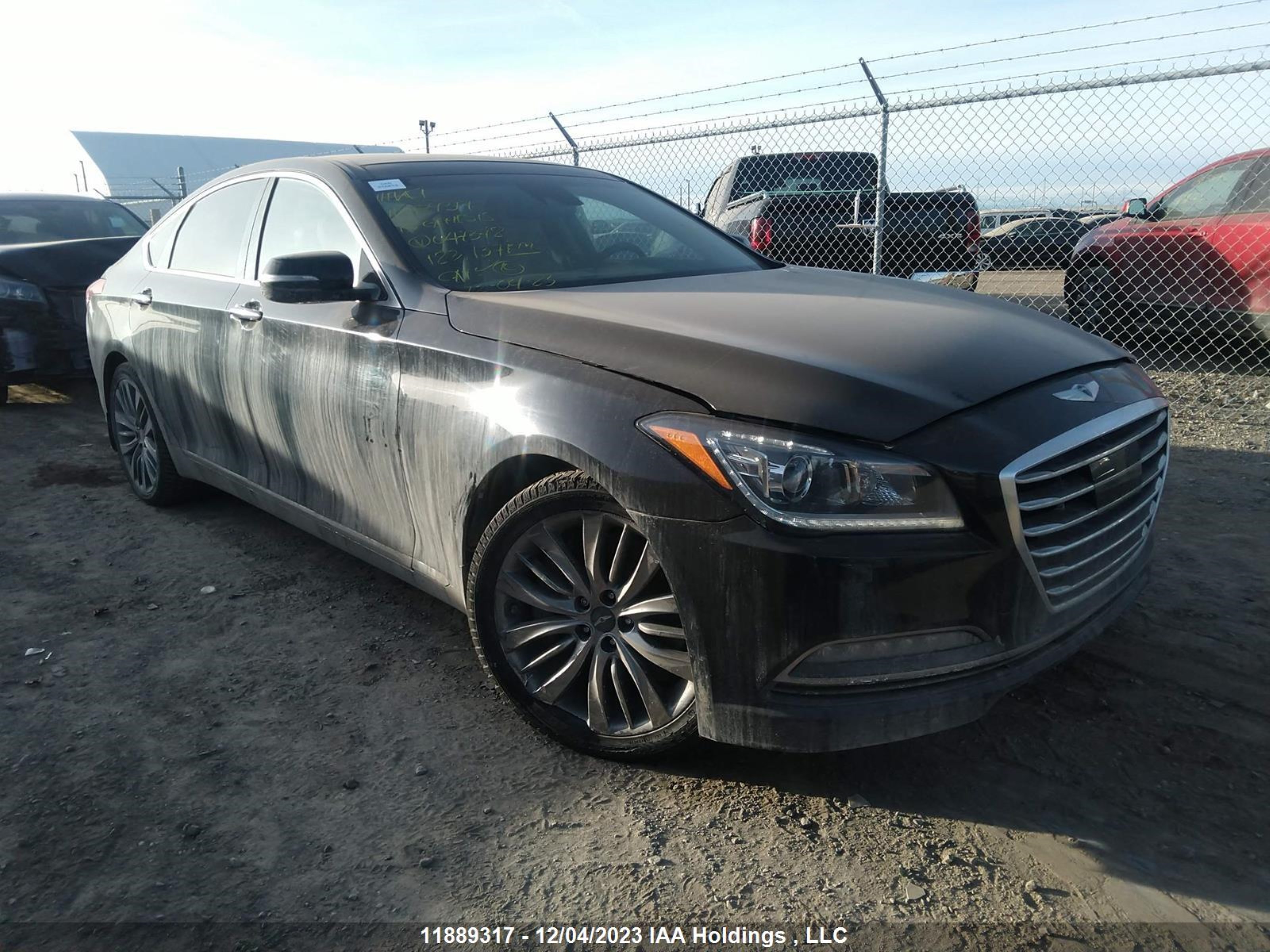 HYUNDAI GENESIS 2015 kmhgn4jf8fu047378