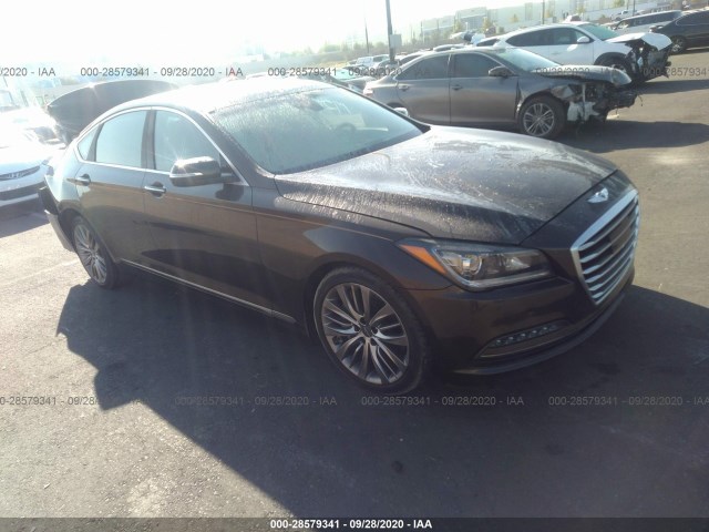 HYUNDAI GENESIS 2015 kmhgn4jfxfu056549