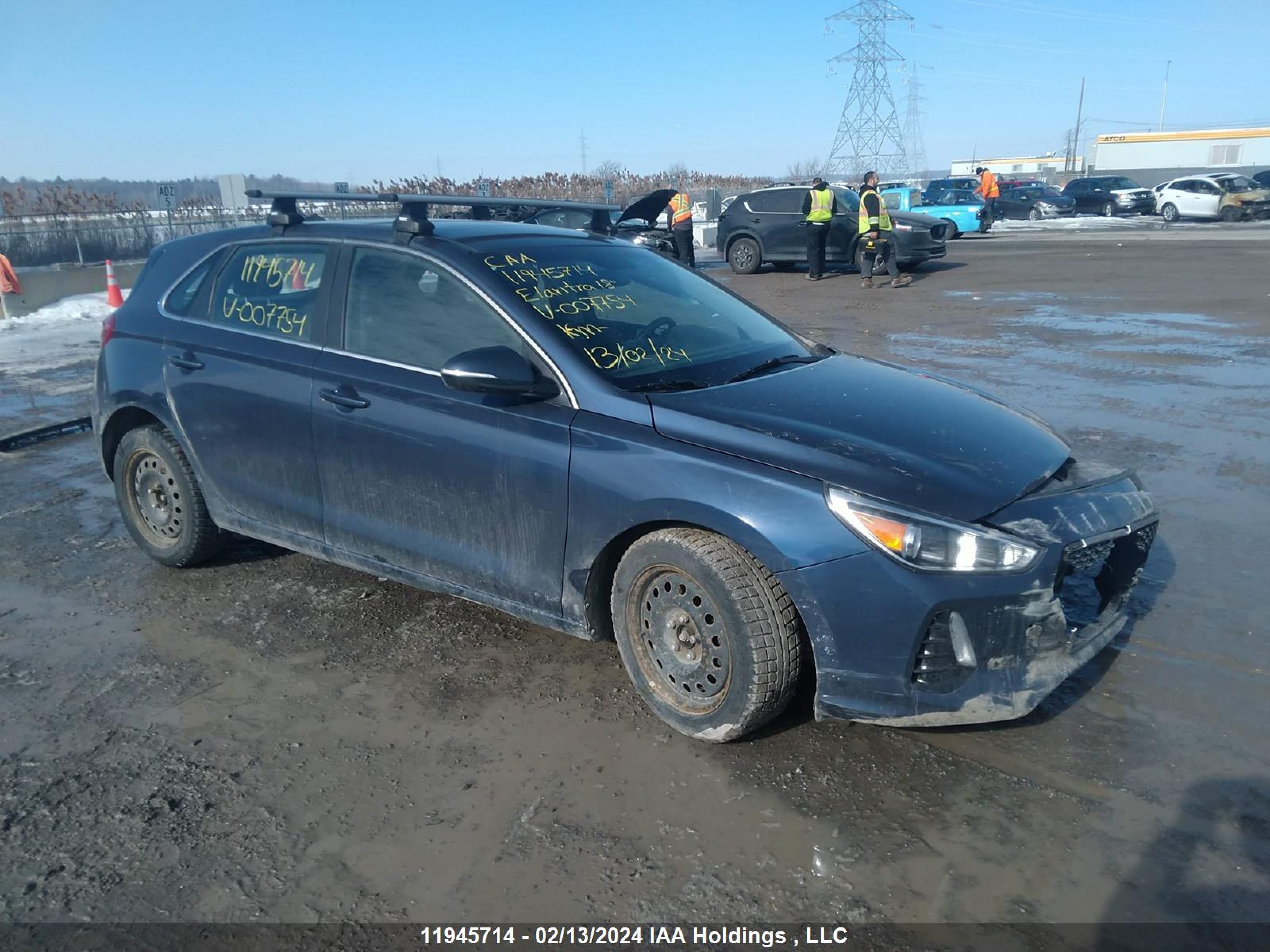 HYUNDAI ELANTRA 2018 kmhh35le1ju007754