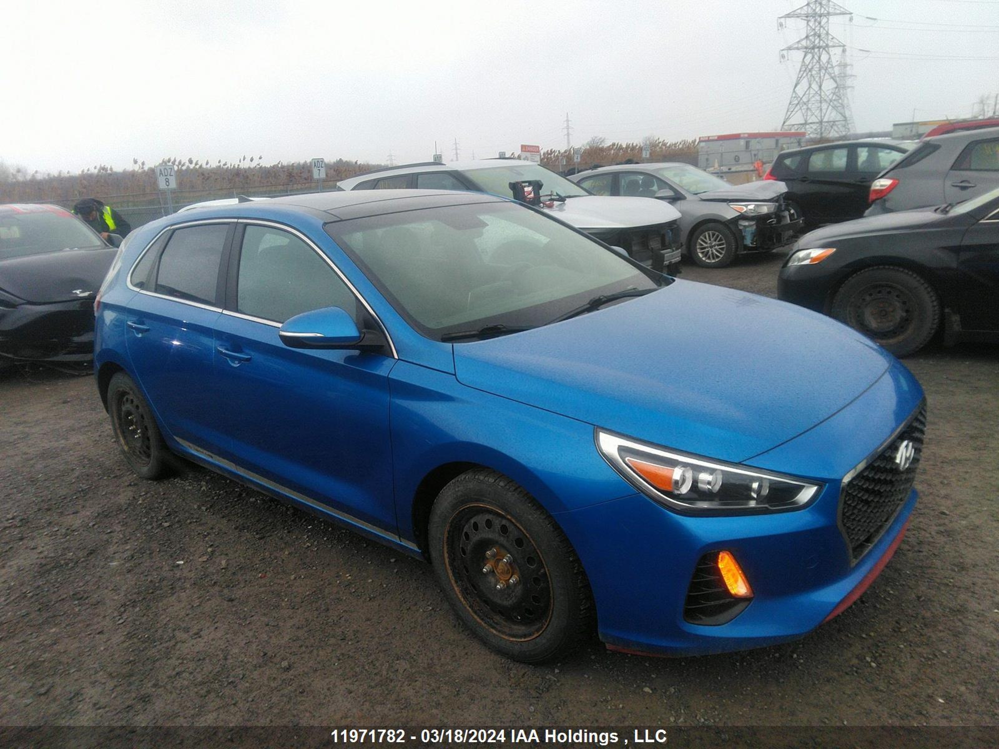 HYUNDAI ELANTRA 2018 kmhh55lc4ju035069