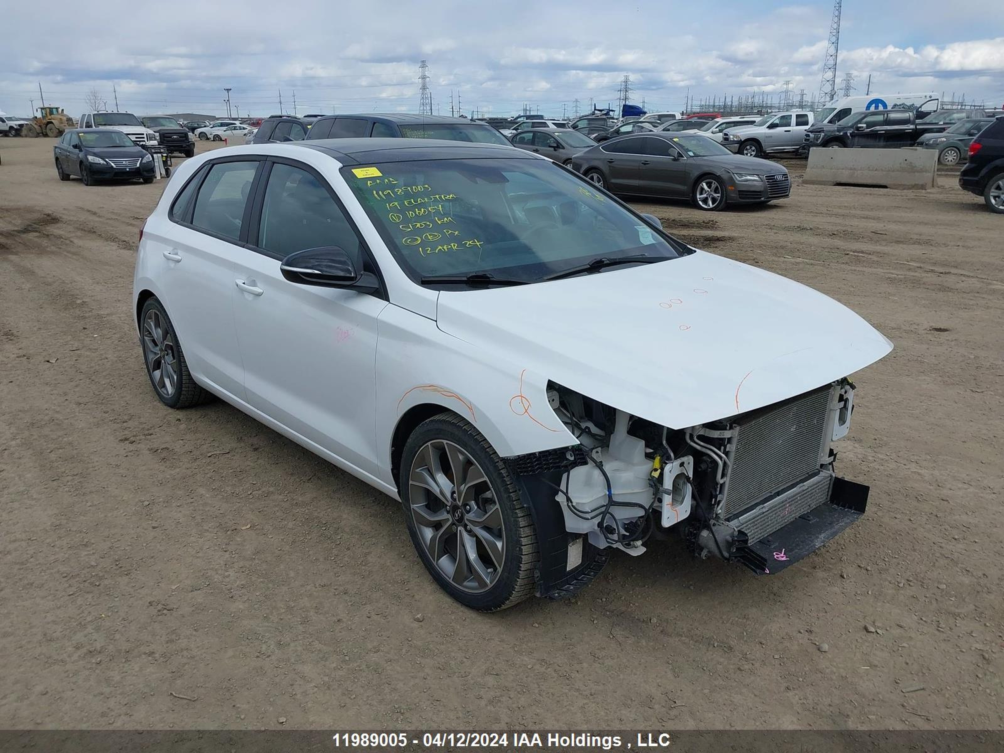 HYUNDAI ELANTRA 2019 kmhh55lc5ku106054