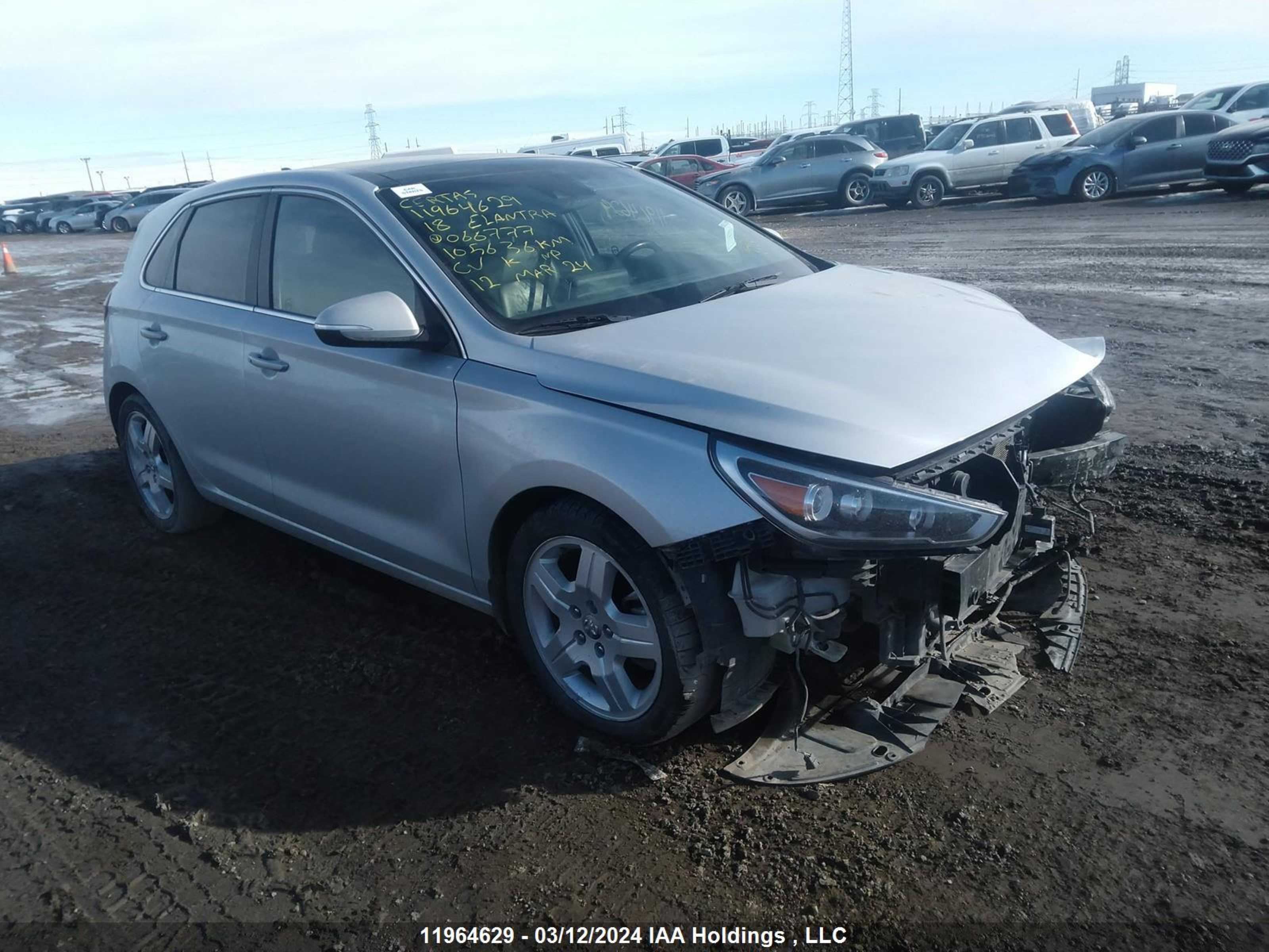 HYUNDAI ELANTRA 2018 kmhh55lcxju066777