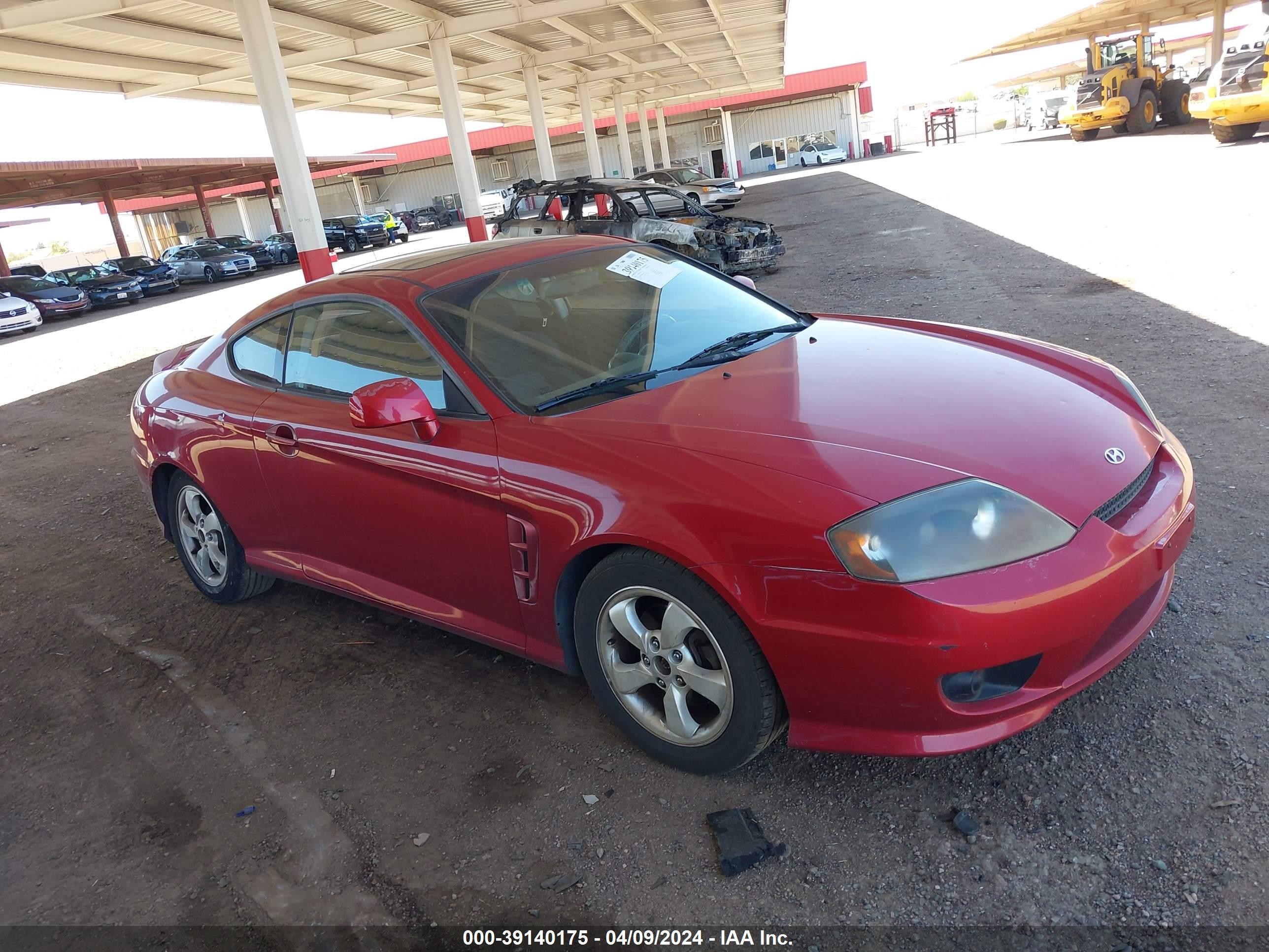 HYUNDAI TIBURON 2005 kmhhm65d15u162110