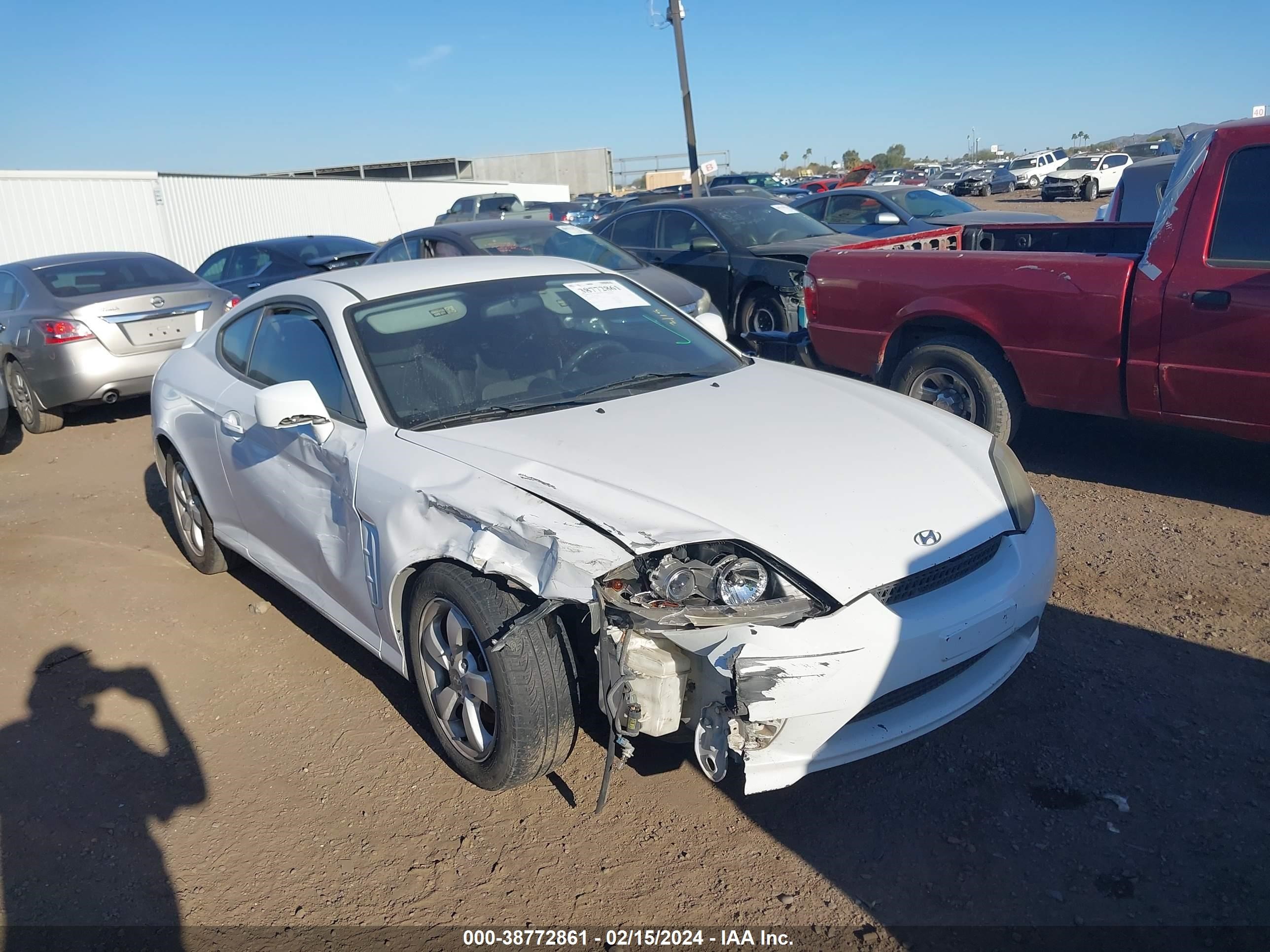 HYUNDAI TIBURON 2006 kmhhm65d26u207461