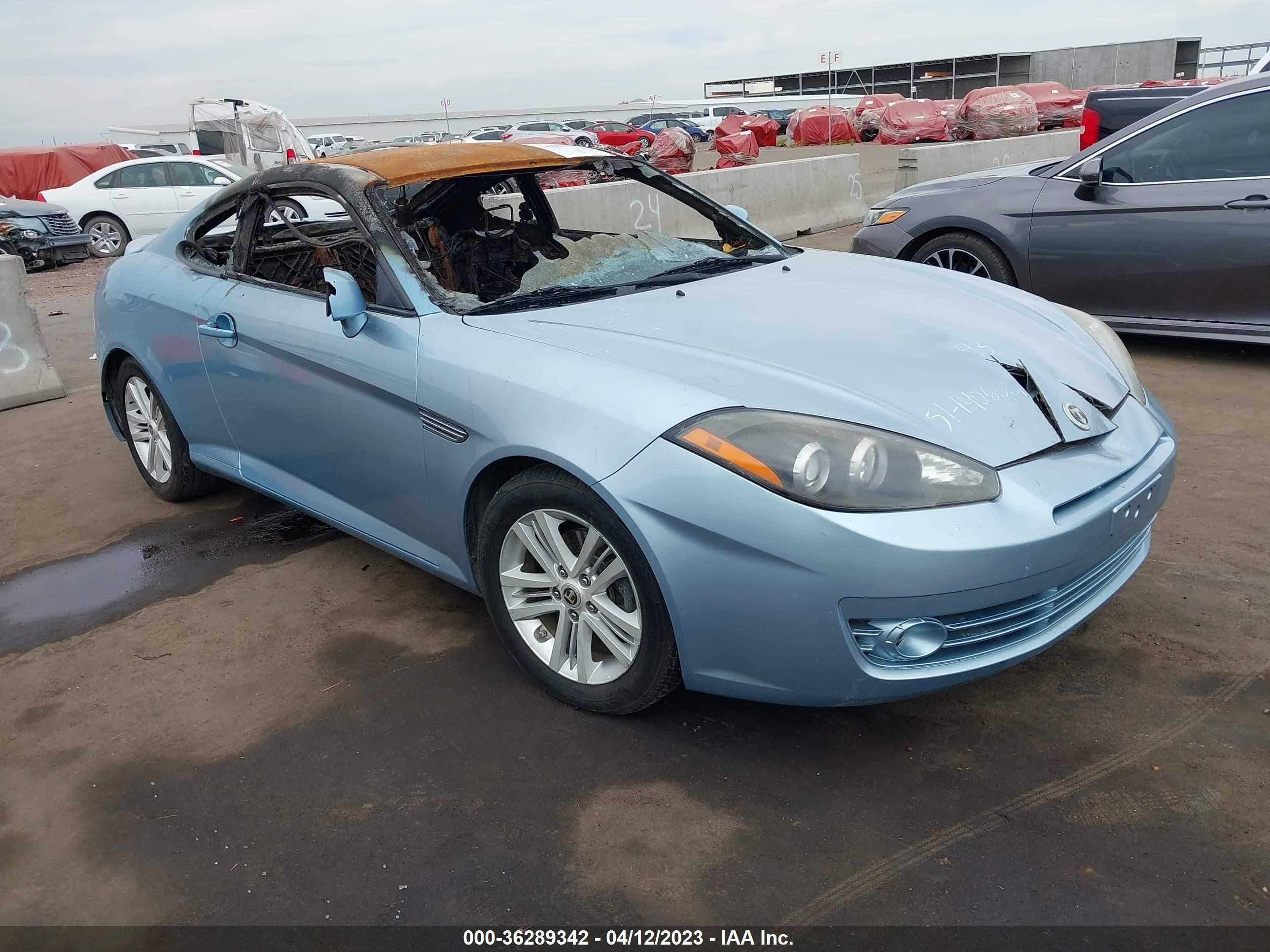 HYUNDAI TIBURON 2007 kmhhm66d07u243763