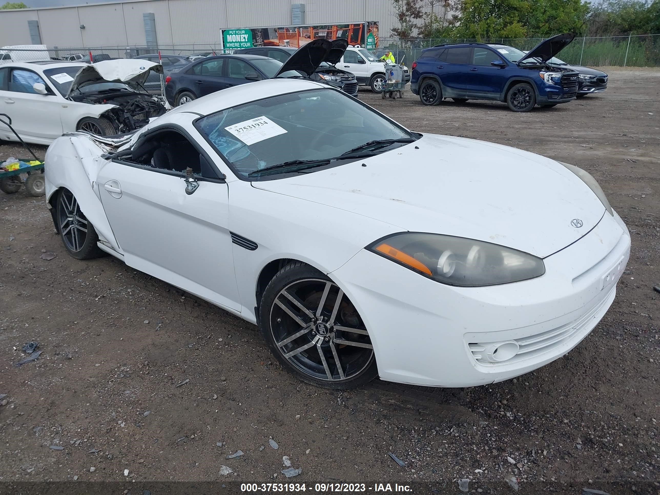 HYUNDAI TIBURON 2008 kmhhm66d38u290061