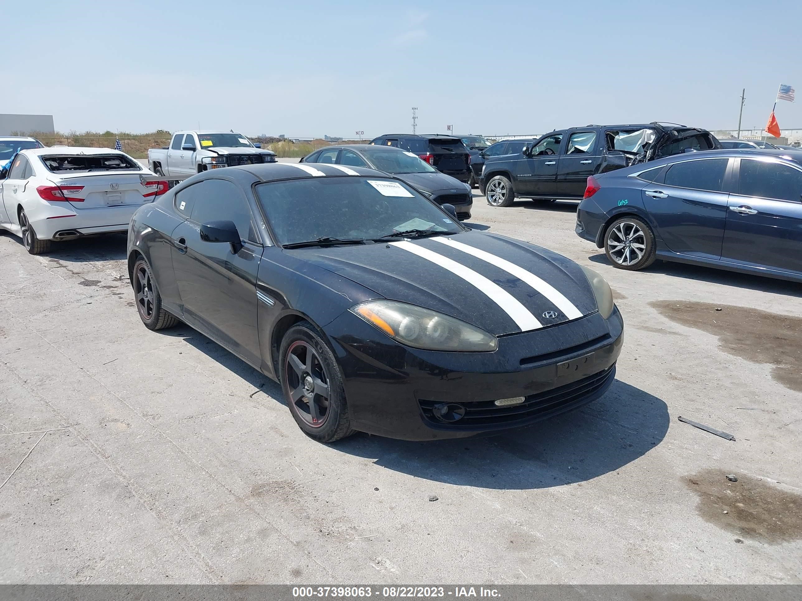 HYUNDAI TIBURON 2007 kmhhm66d57u256248