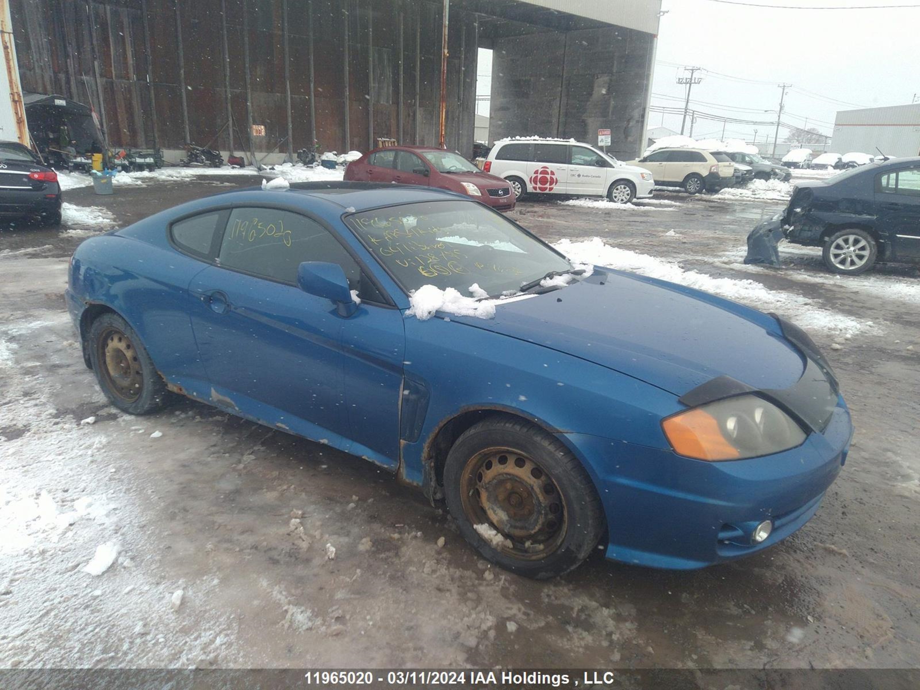 HYUNDAI TIBURON 2004 kmhhn65d74u138745