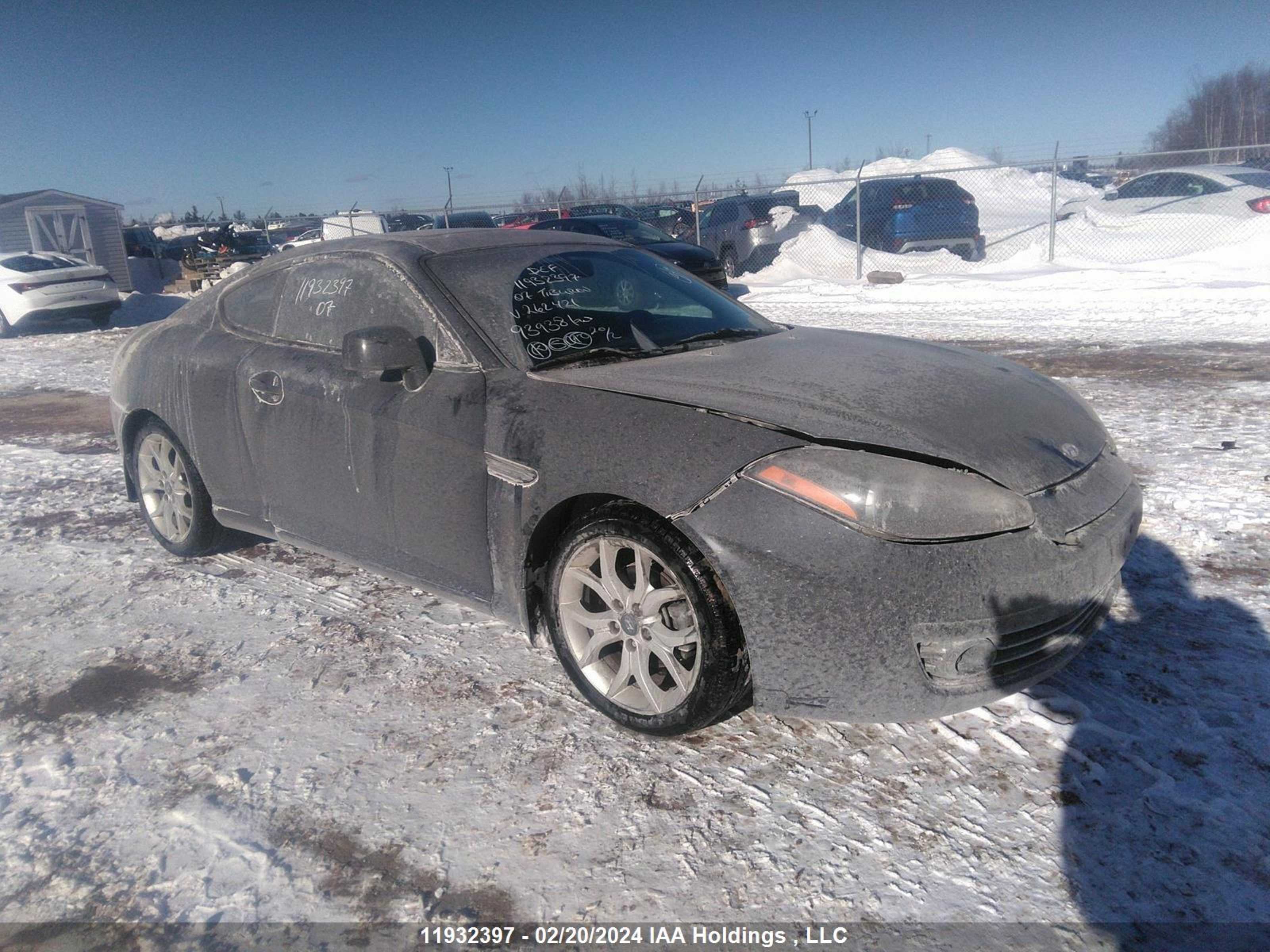 HYUNDAI TIBURON 2007 kmhhn65f17u262421