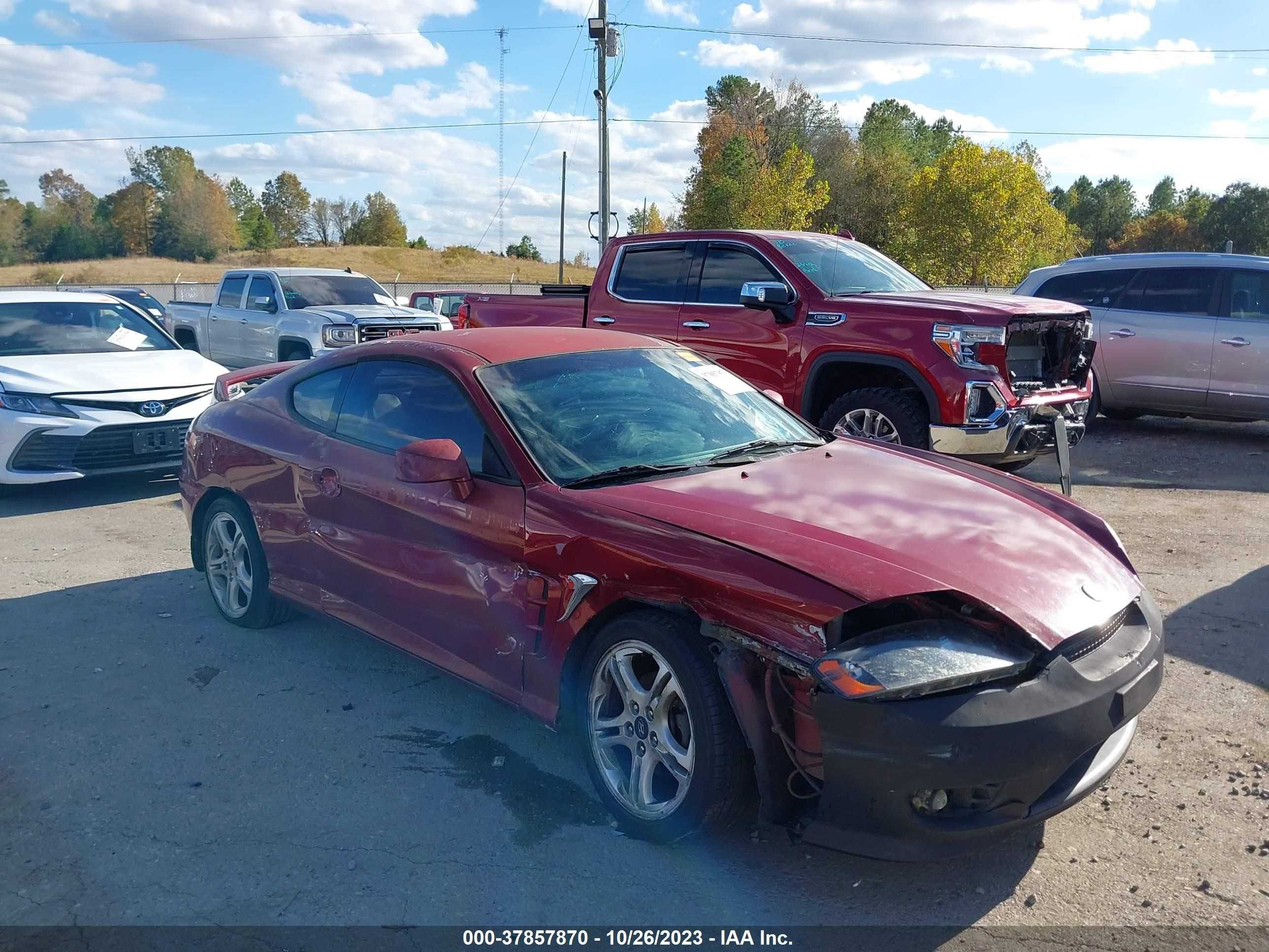 HYUNDAI TIBURON 2006 kmhhn65f26u228910