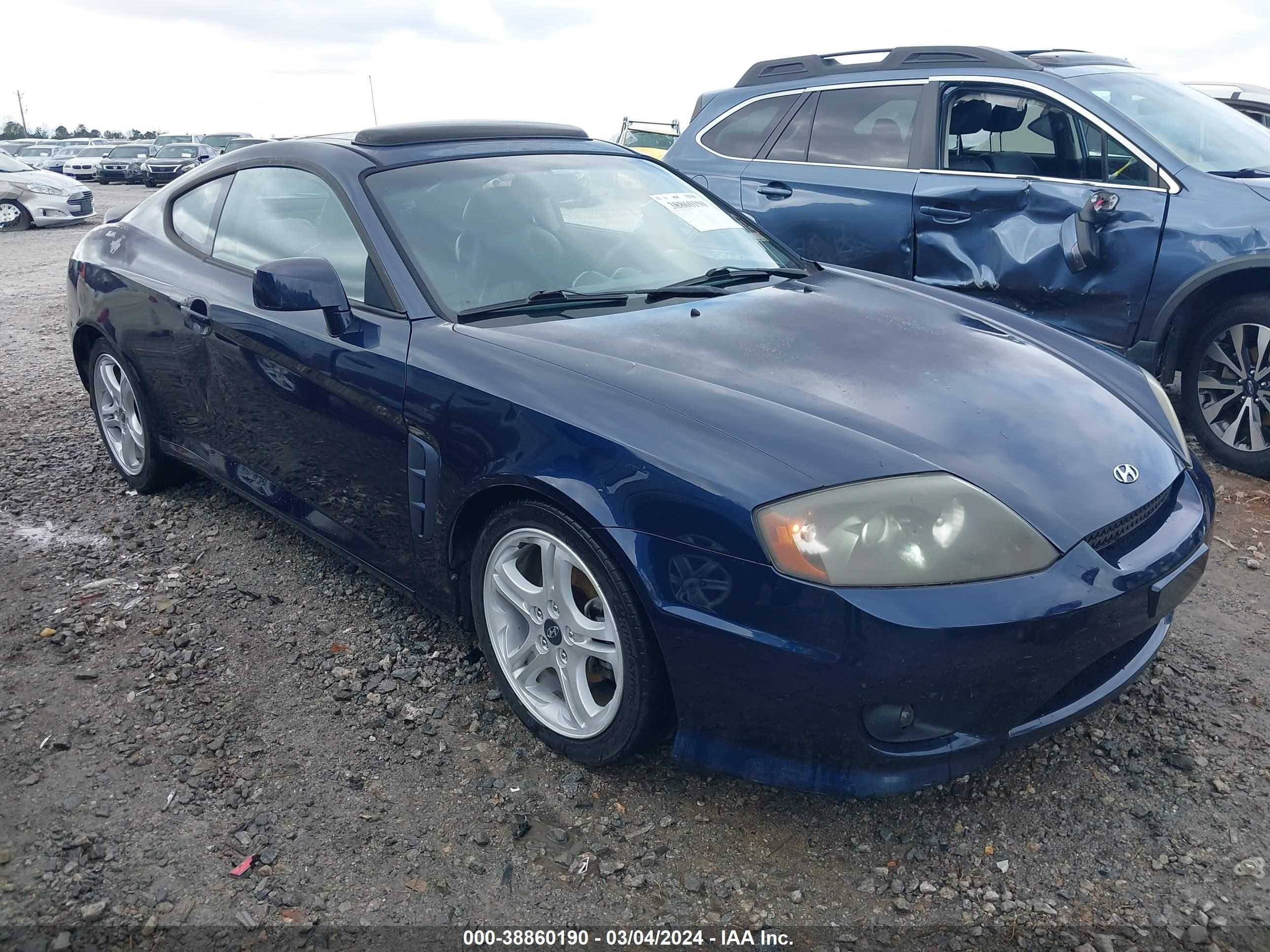 HYUNDAI TIBURON 2005 kmhhn65f35u169705