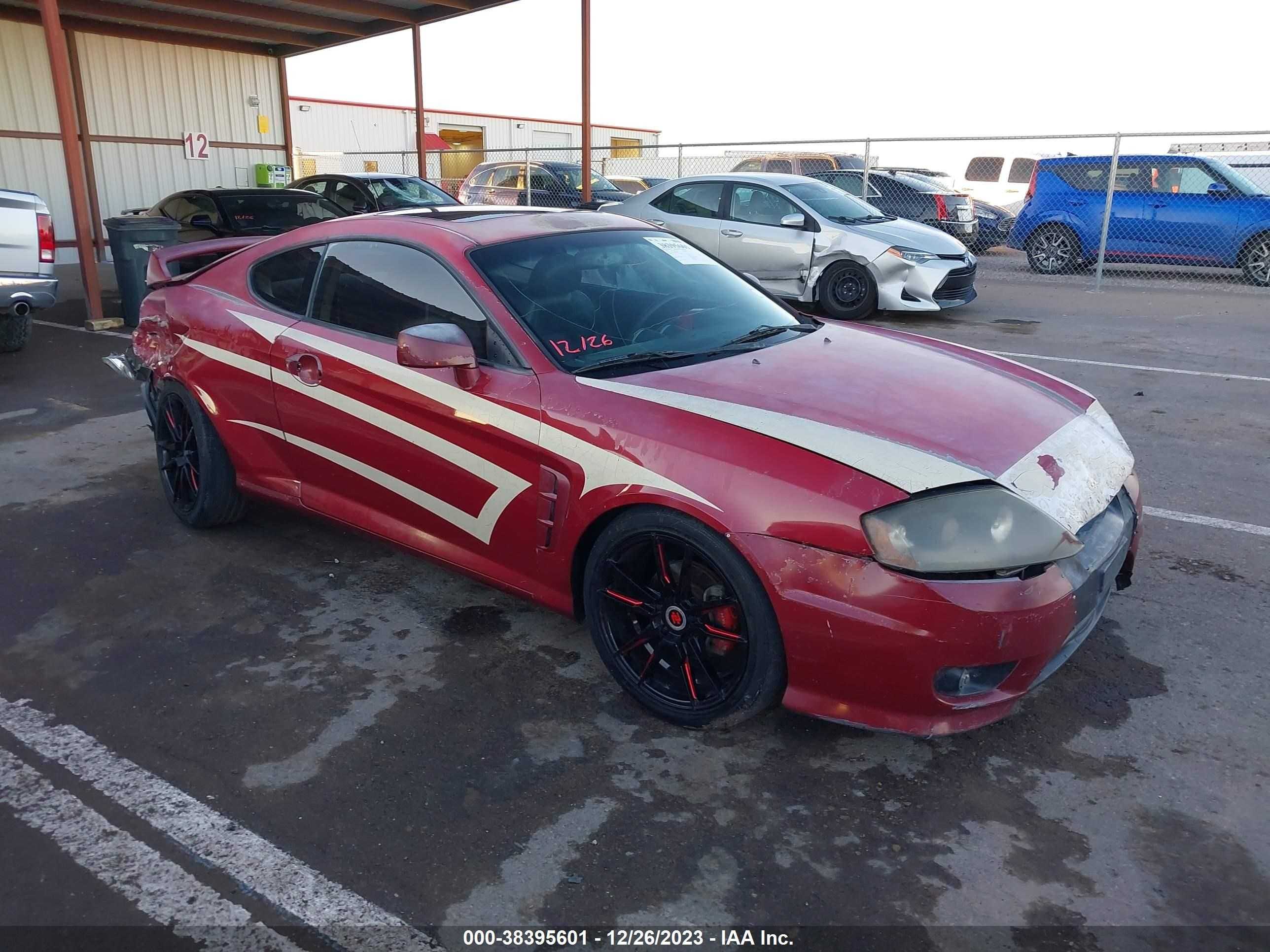 HYUNDAI TIBURON 2006 kmhhn65f86u228880