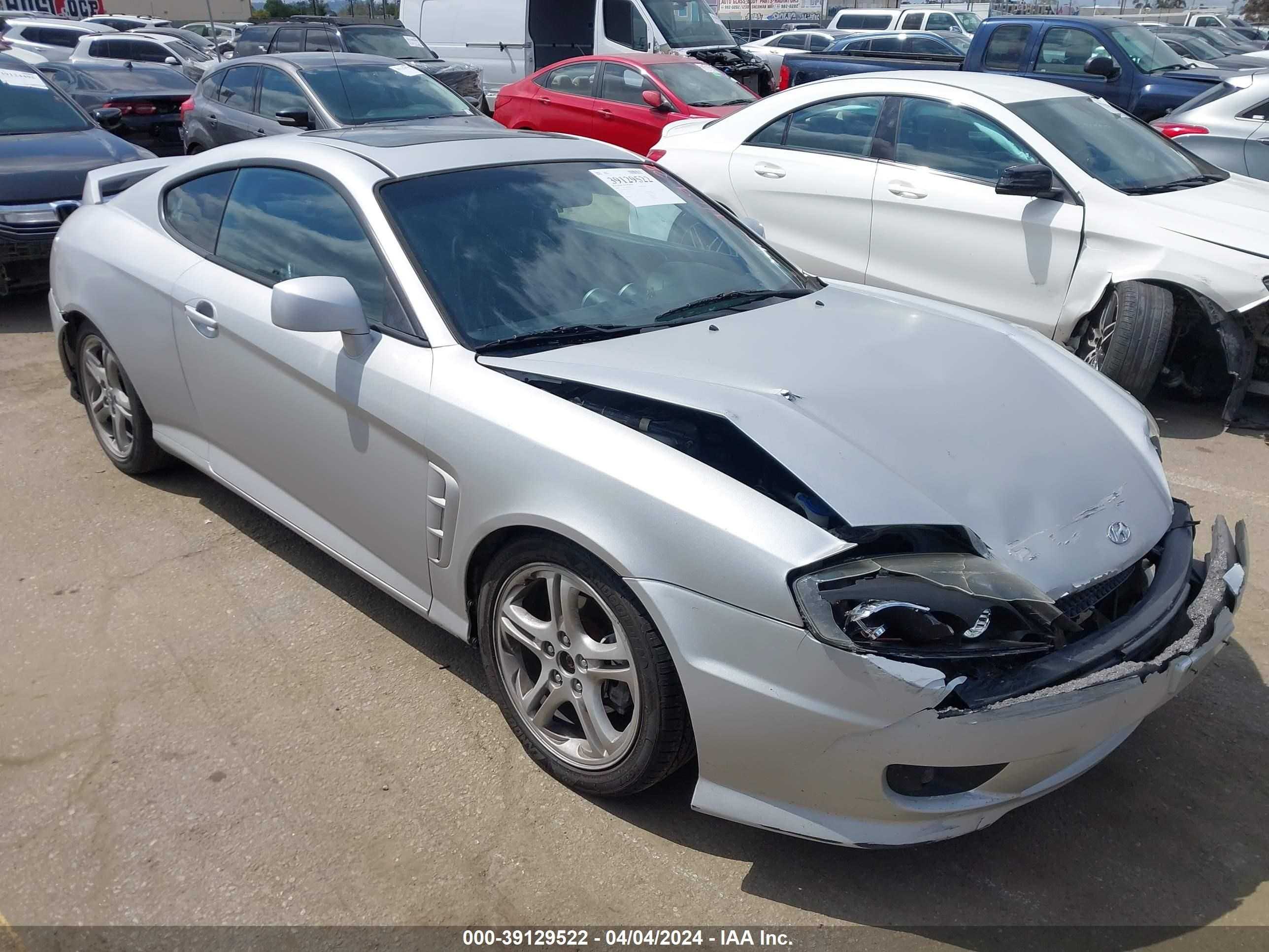 HYUNDAI TIBURON 2006 kmhhn65fx6u207111