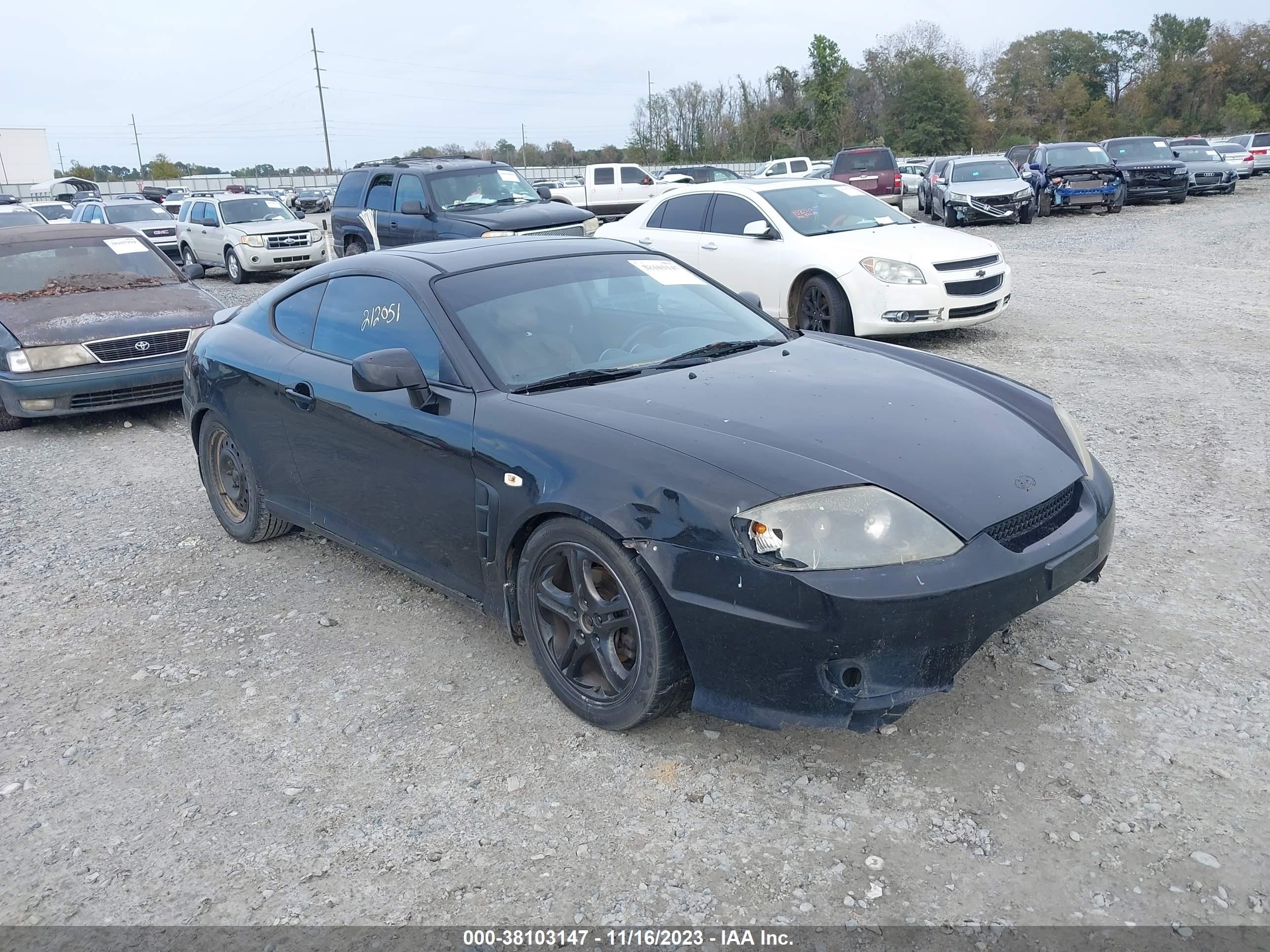 HYUNDAI TIBURON 2006 kmhhn65fx6u212051