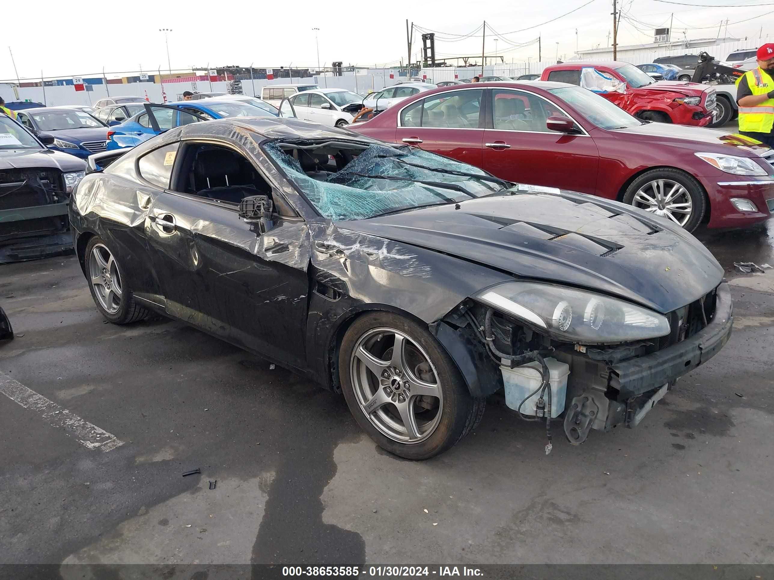 HYUNDAI TIBURON 2008 kmhhn66f28u267613