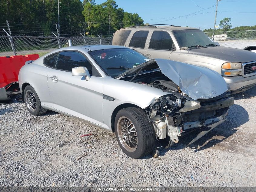 HYUNDAI TIBURON 2008 kmhhn66f28u290180