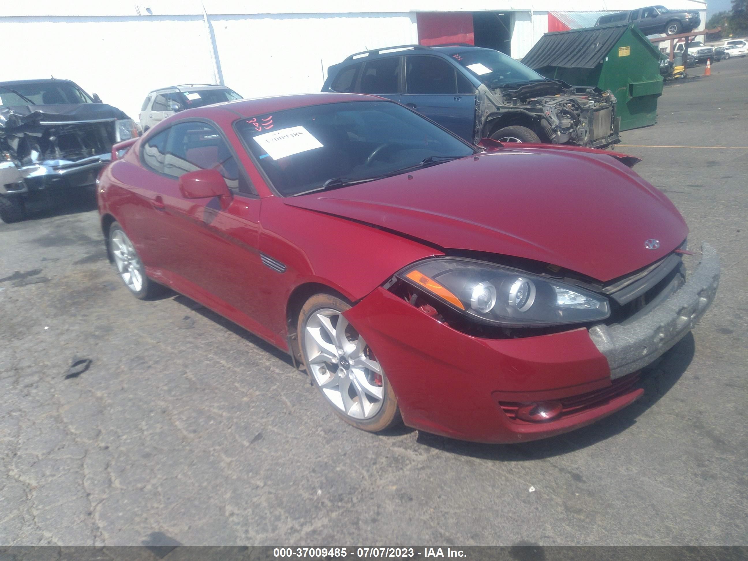 HYUNDAI TIBURON 2007 kmhhn66f57u252070