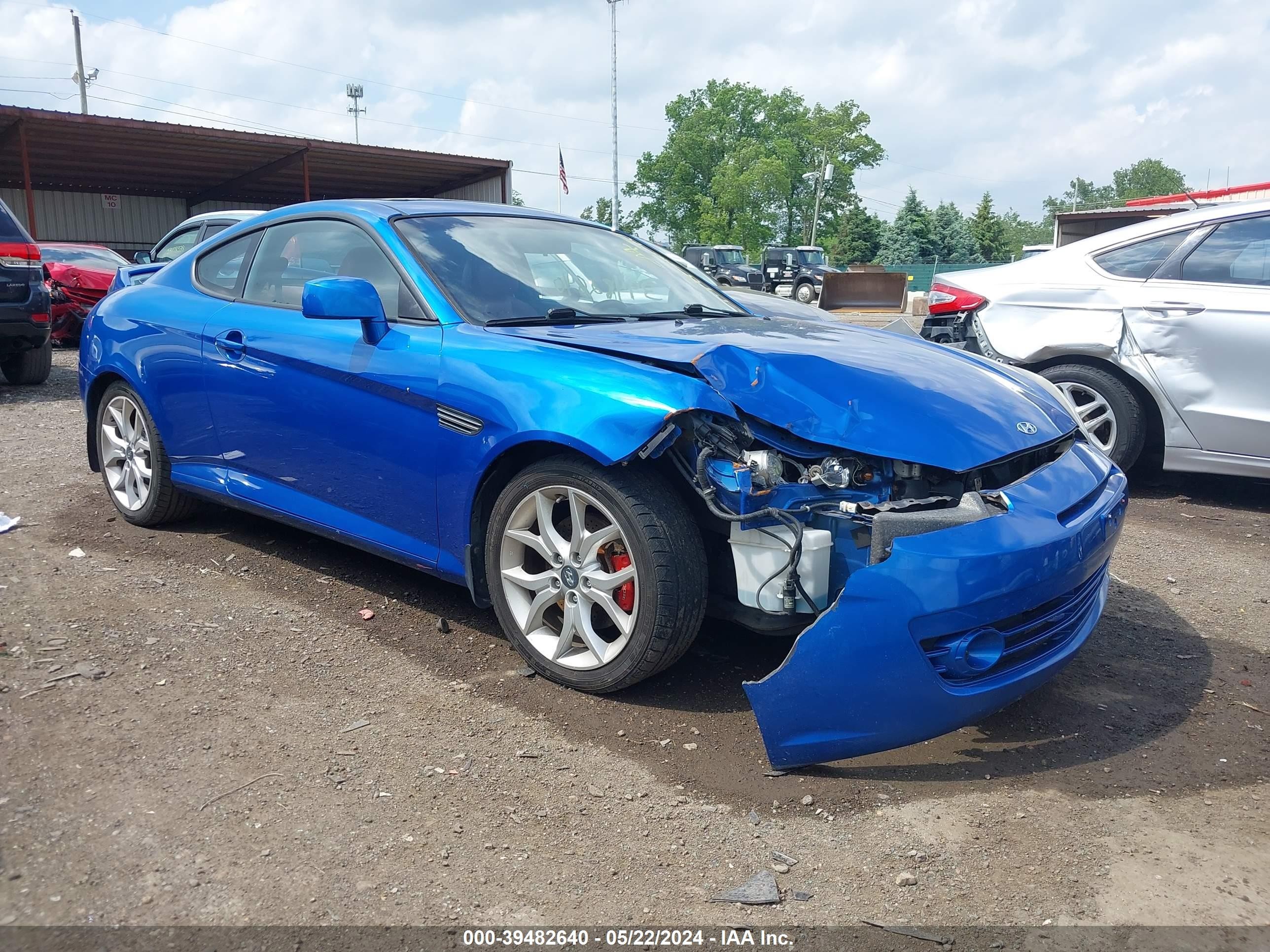 HYUNDAI TIBURON 2007 kmhhn66f97u252427