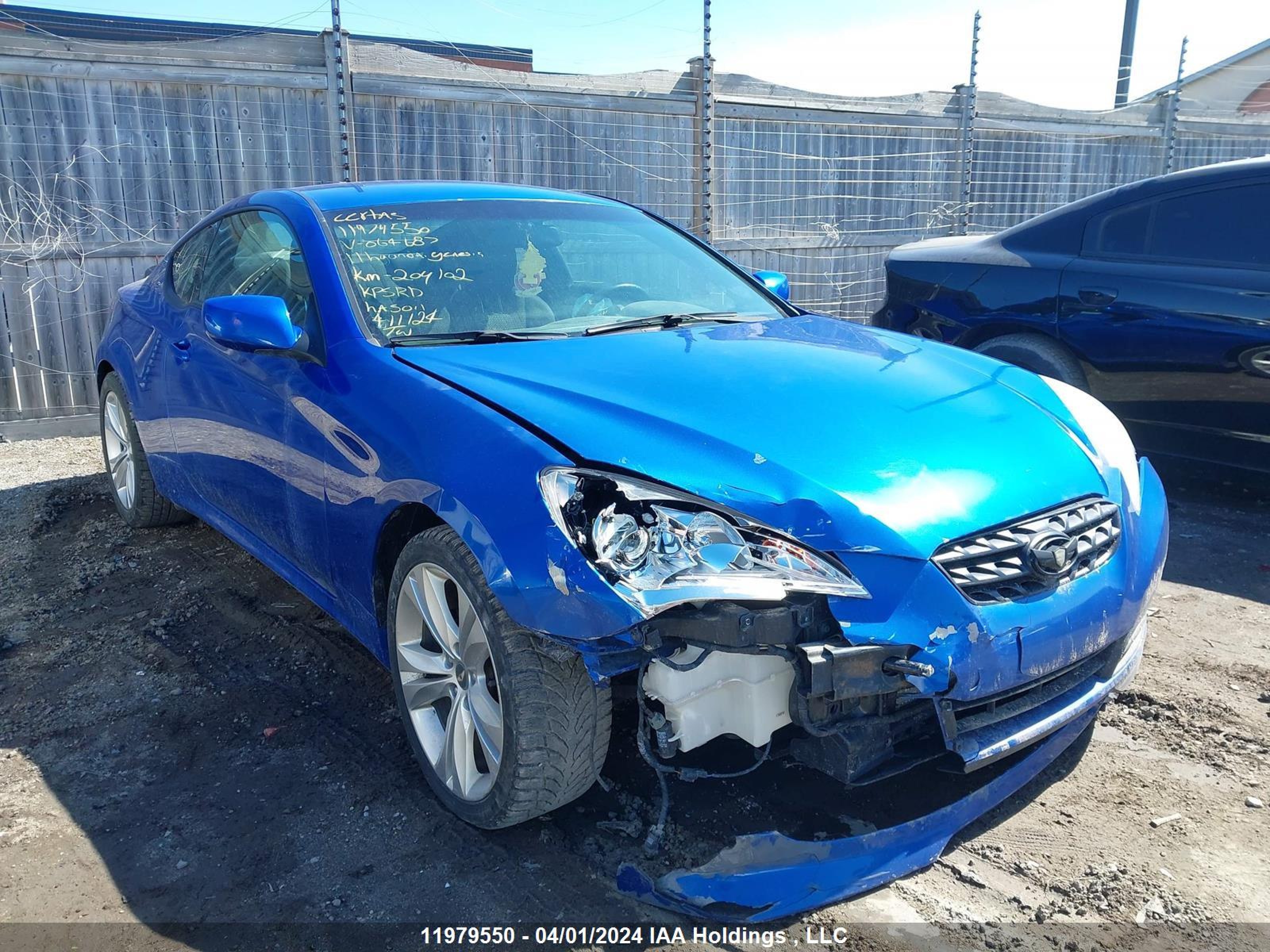 HYUNDAI GENESIS COUPE 2011 kmhht6kd0bu064687