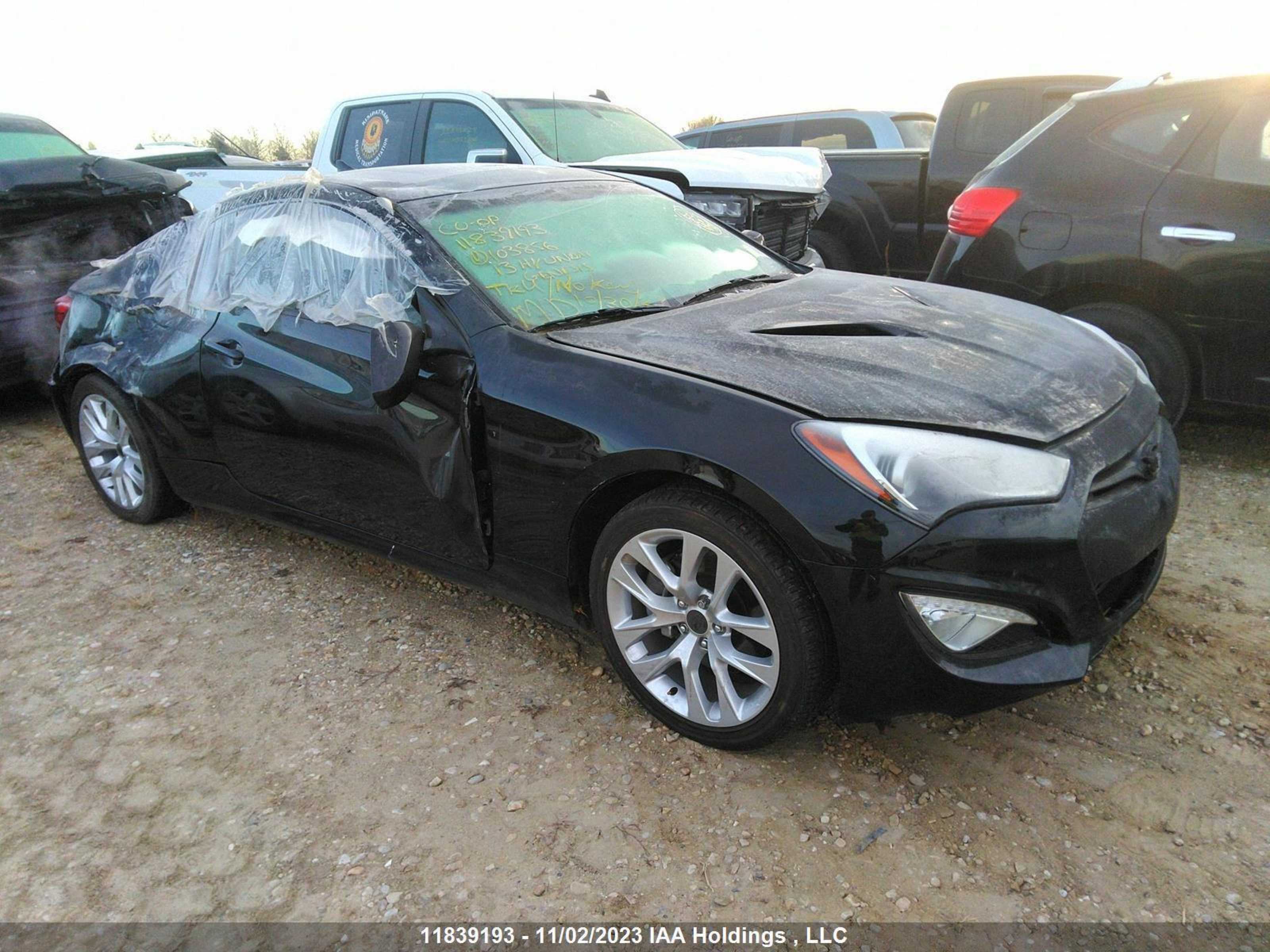 HYUNDAI GENESIS COUPE 2013 kmhht6kd3du103856