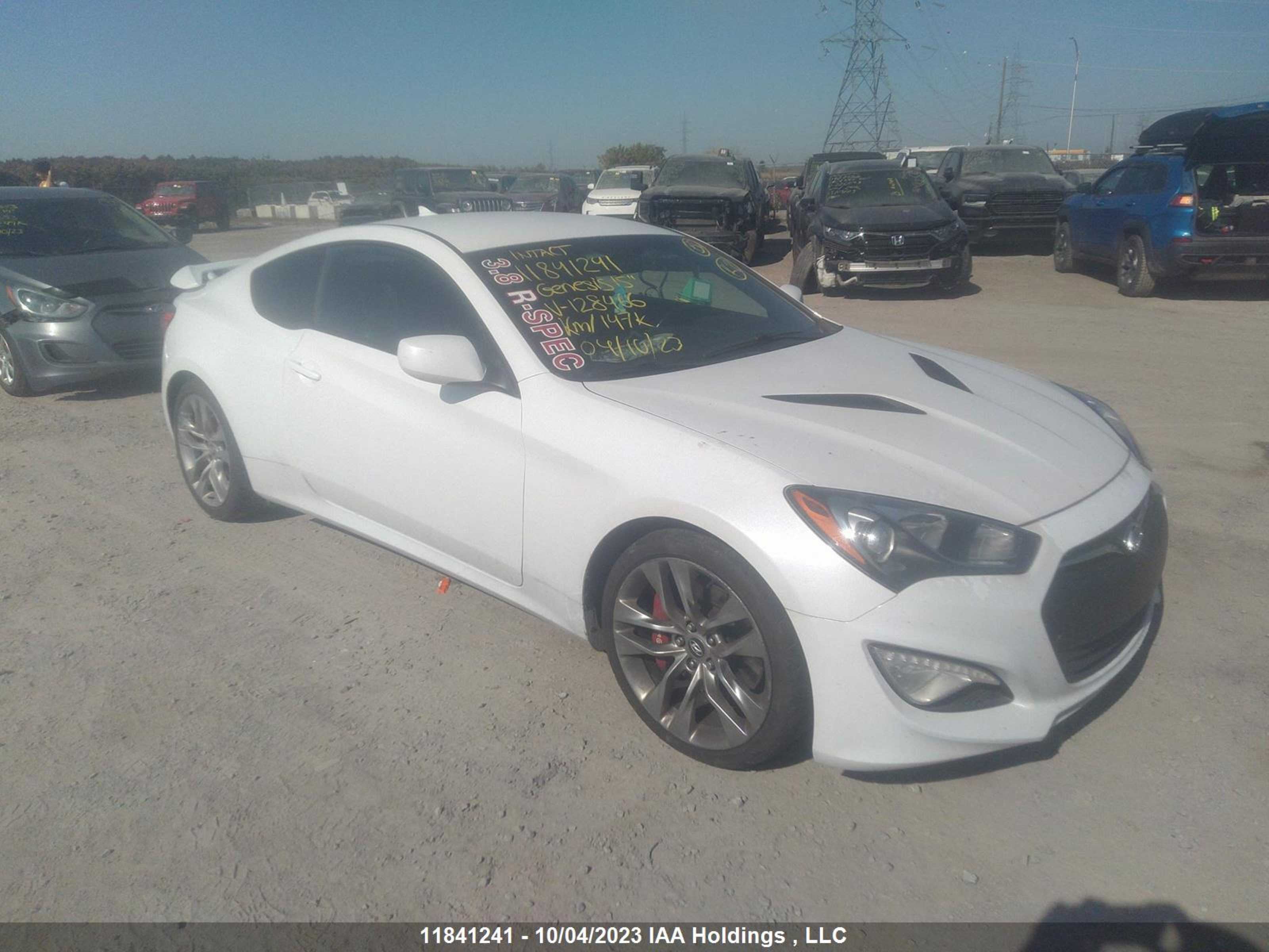 HYUNDAI GENESIS 2015 kmhht6kj4fu128466