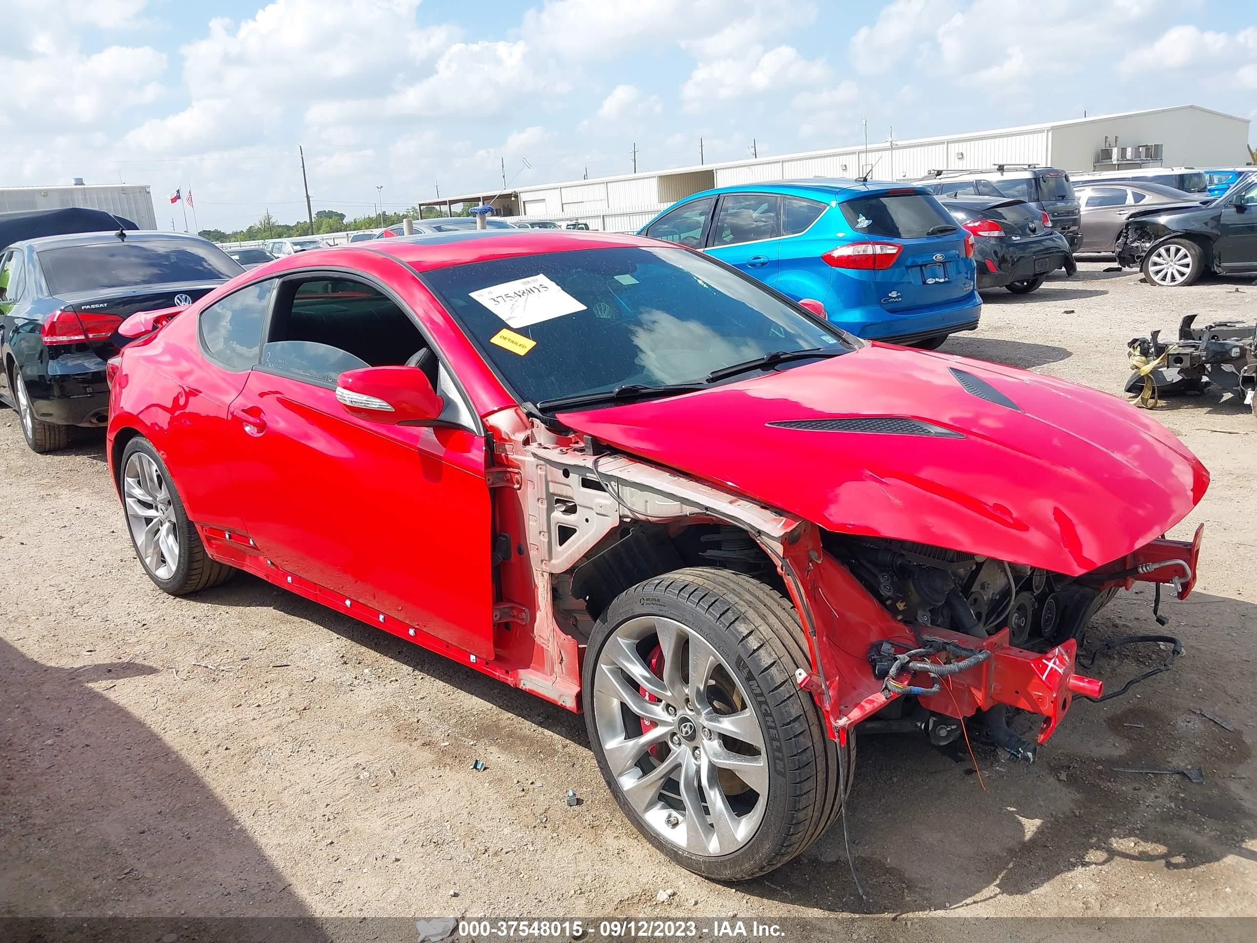 HYUNDAI GENESIS COUPE 2013 kmhhu6kj0du108435