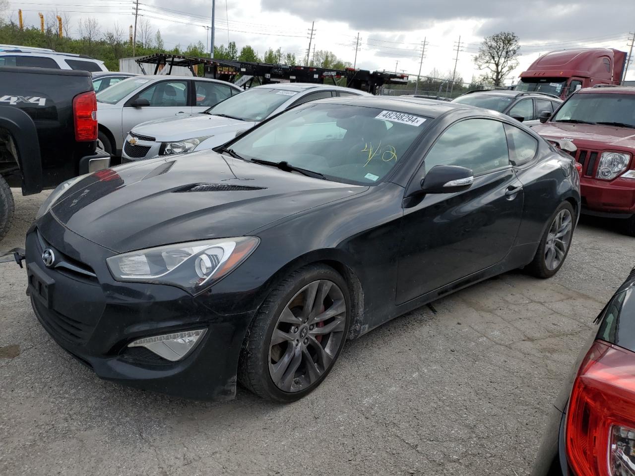 HYUNDAI GENESIS 2014 kmhhu6kj6eu114953