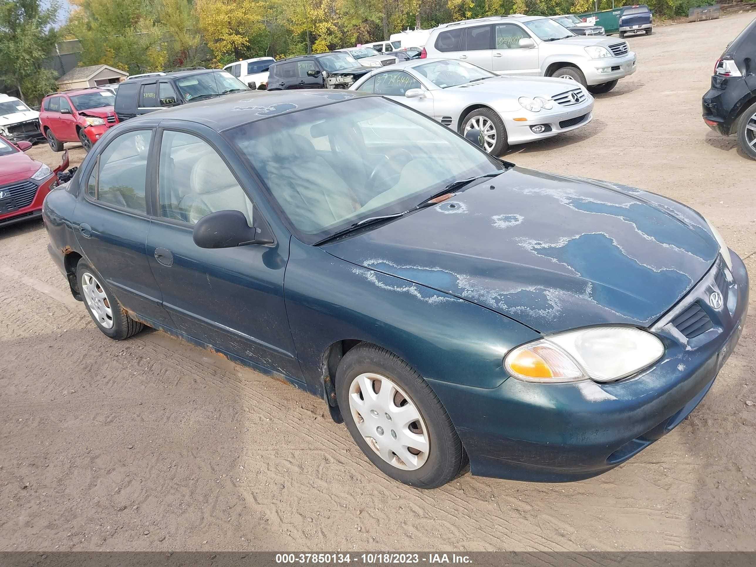 HYUNDAI ELANTRA 1999 kmhjf25f1xu786840