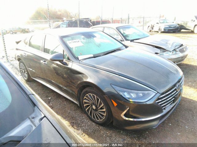 HYUNDAI SONATA HYBRID 2021 kmhl34jj1ma022152