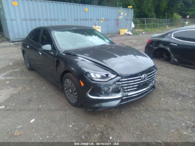 HYUNDAI SONATA HYBRID 2021 kmhl34jj1ma033992