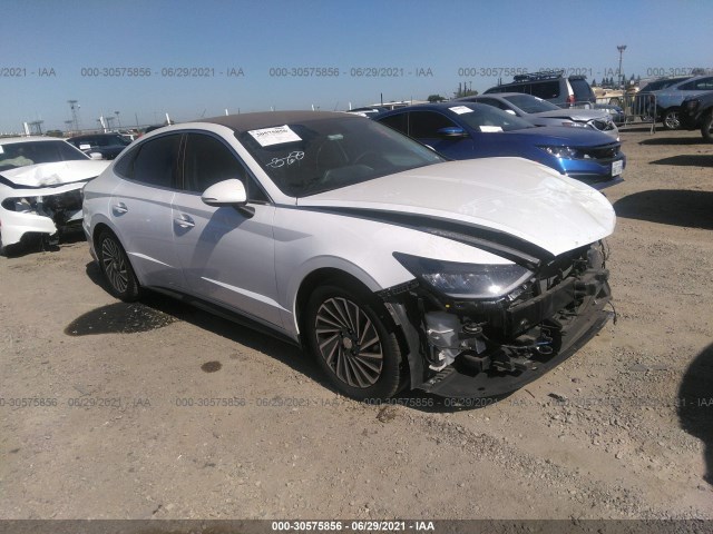 HYUNDAI SONATA HYBRID 2021 kmhl34jj4ma023571