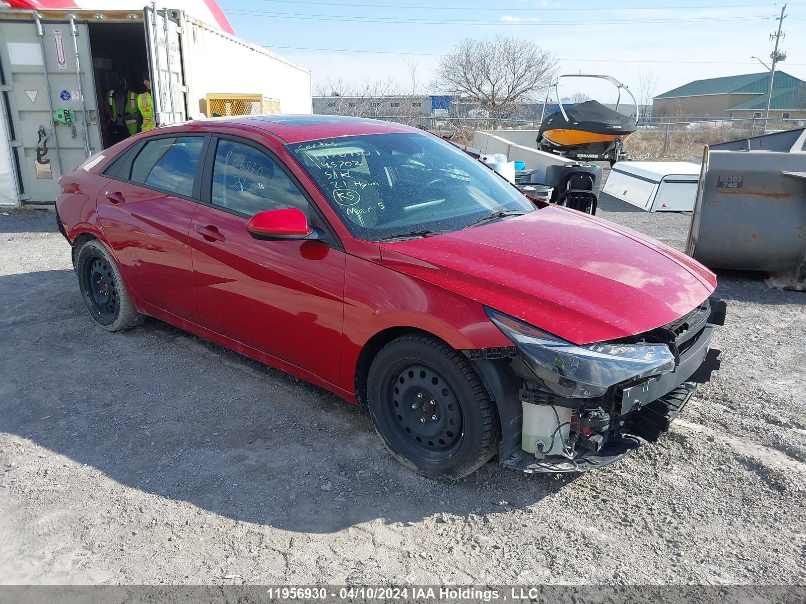 HYUNDAI ELANTRA 2021 kmhlm4ag0mu145702