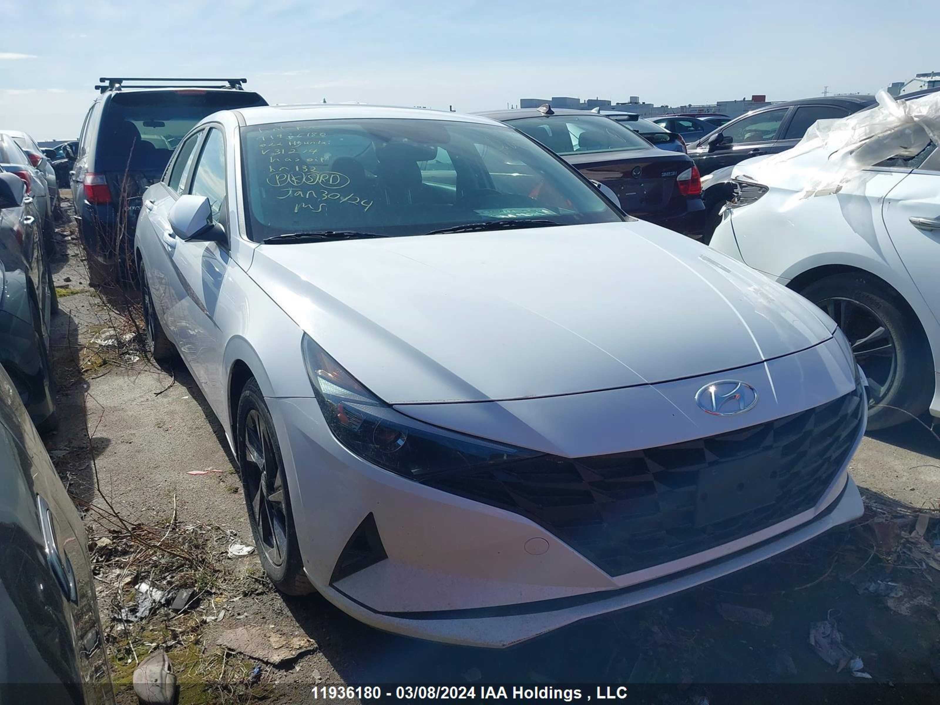 HYUNDAI ELANTRA 2022 kmhlm4ag6nu312744