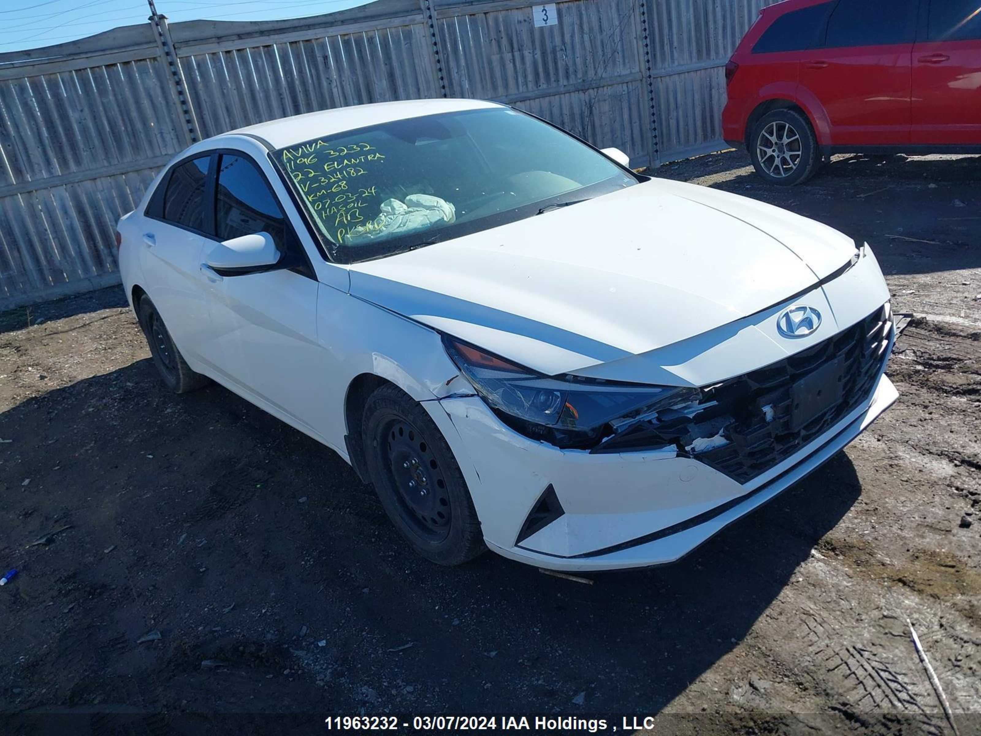 HYUNDAI ELANTRA 2022 kmhlm4ag6nu324182